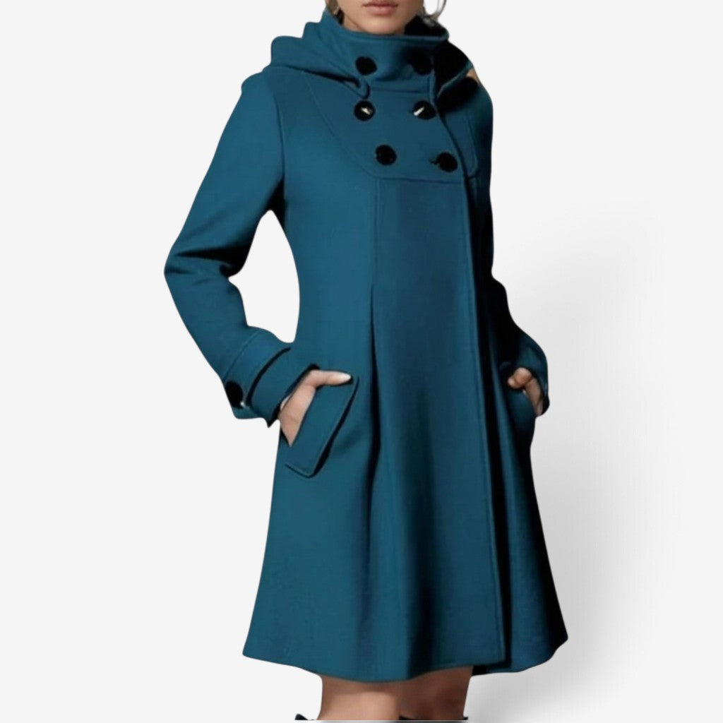 Camie™ Hooded swing coat