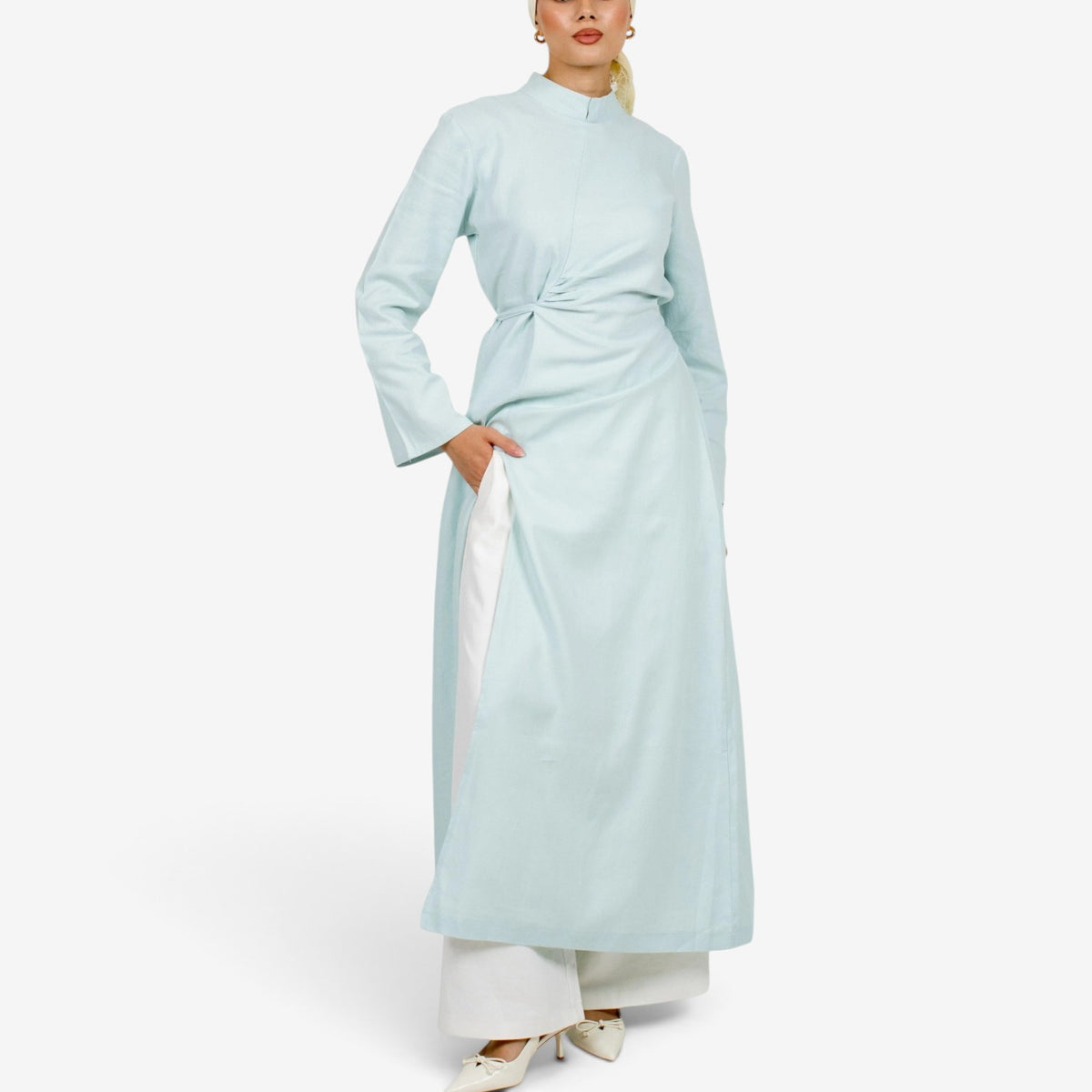 Yasmine™ Wrap-Front Tunic Set