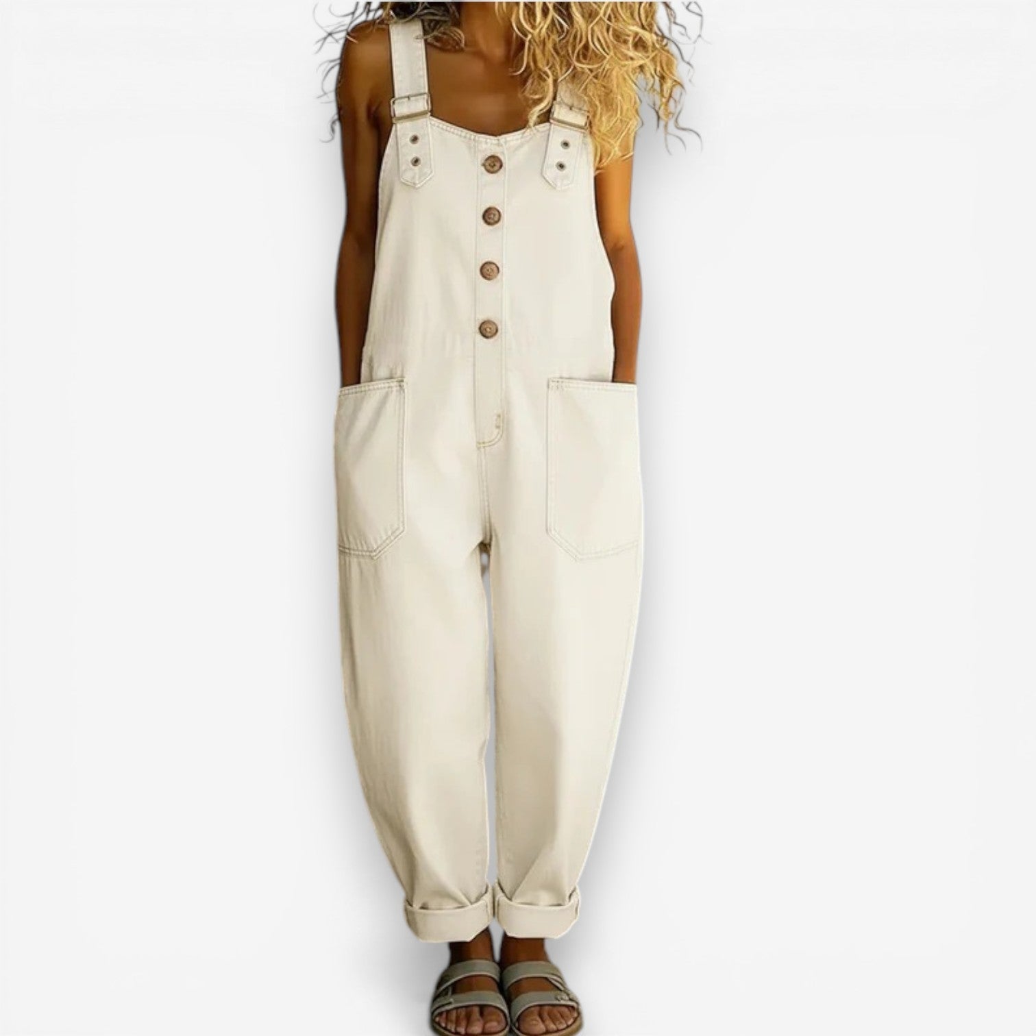 Casey™ Wide denim overall