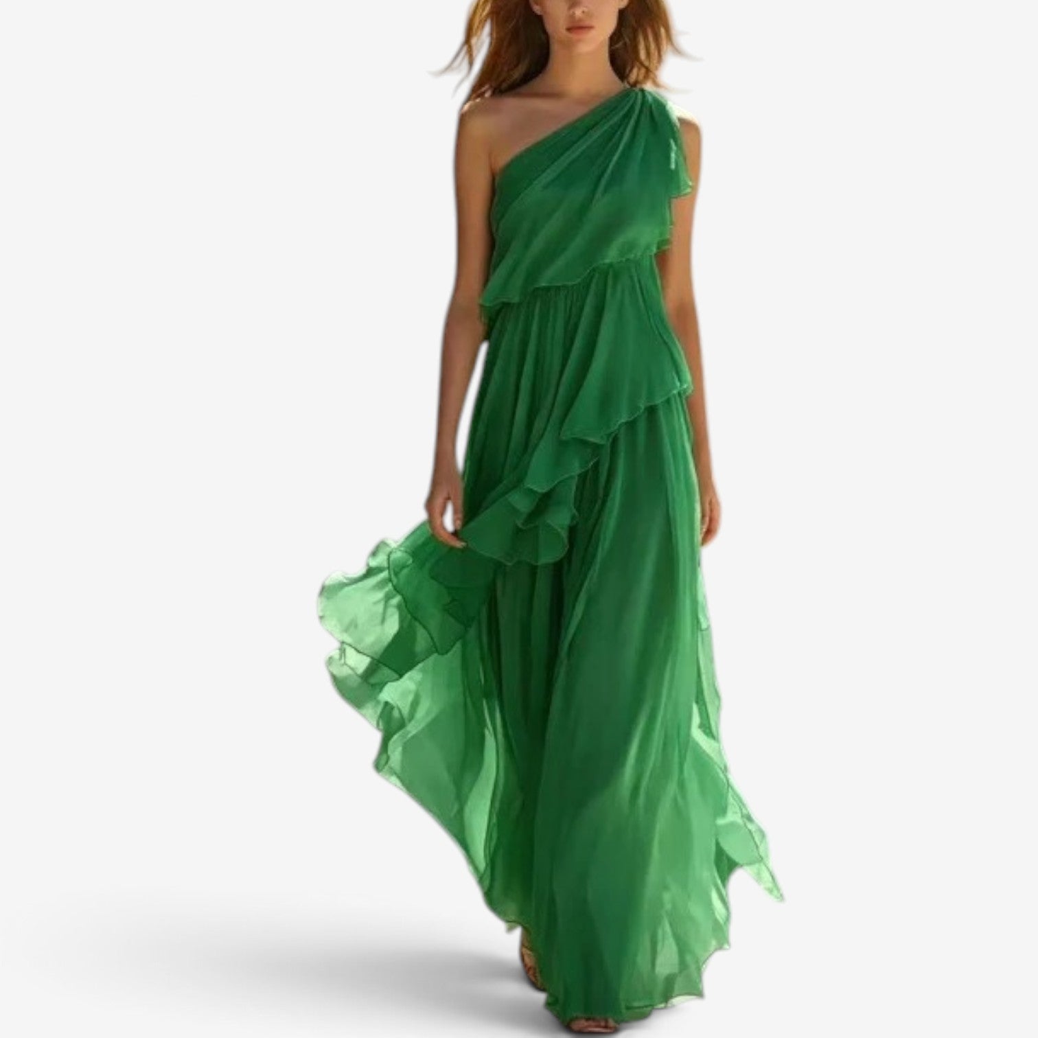 Blaire™ Long one-shoulder dress
