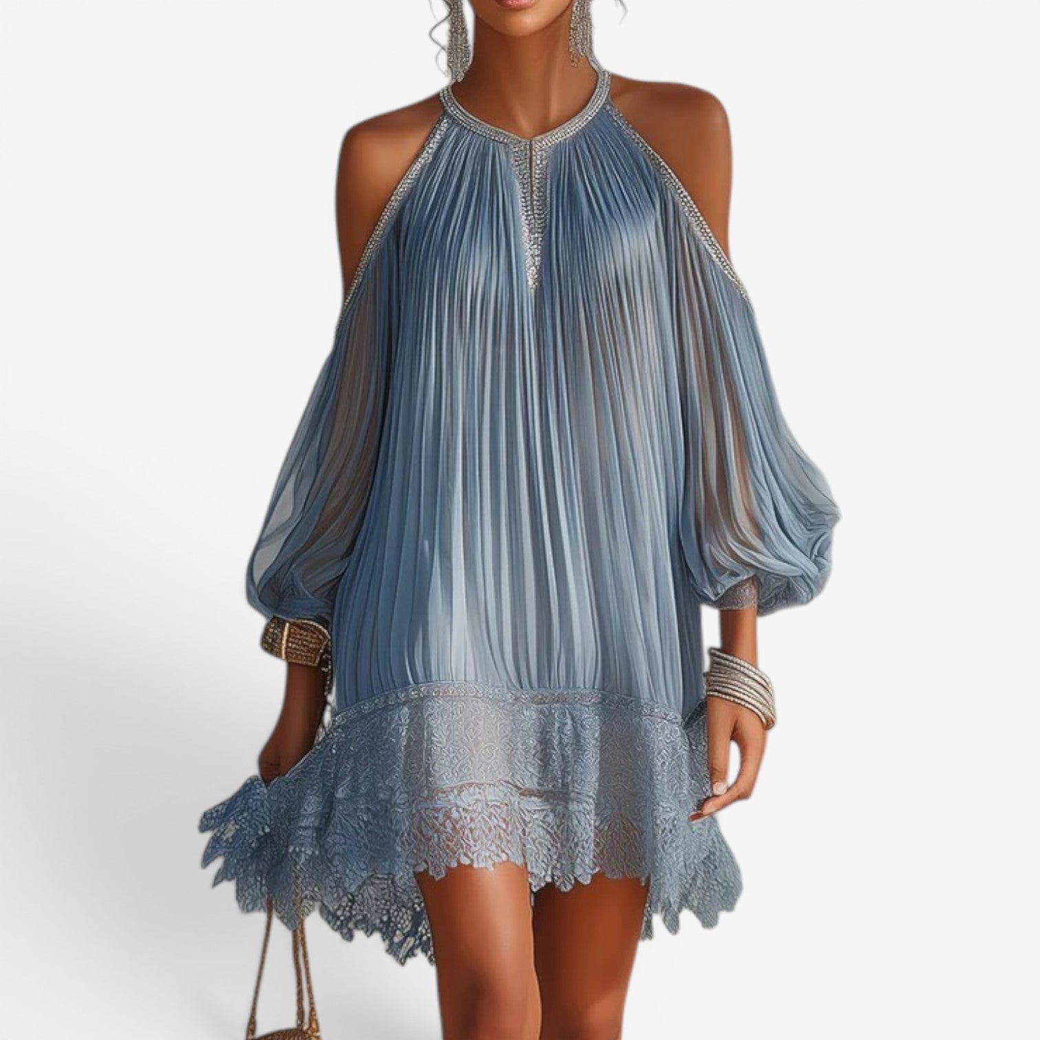 Sassa™ Short pleated dress