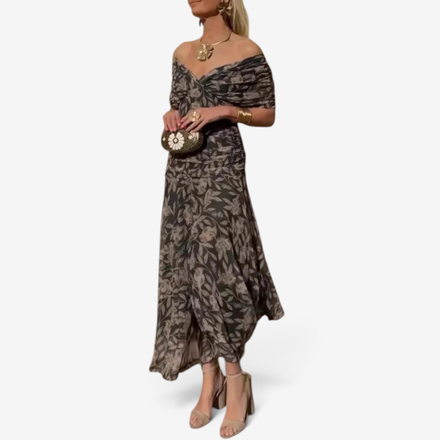 Daliah™ Off-shoulder maxi dress