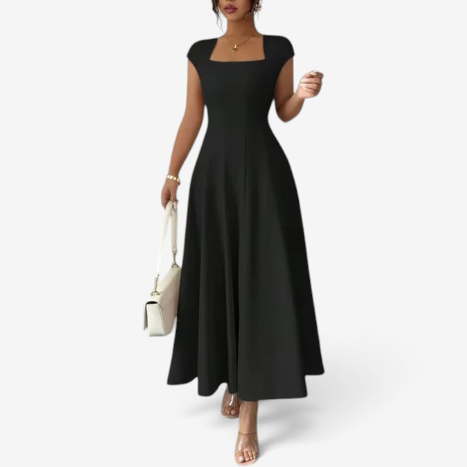 Betina™ Long flared dress