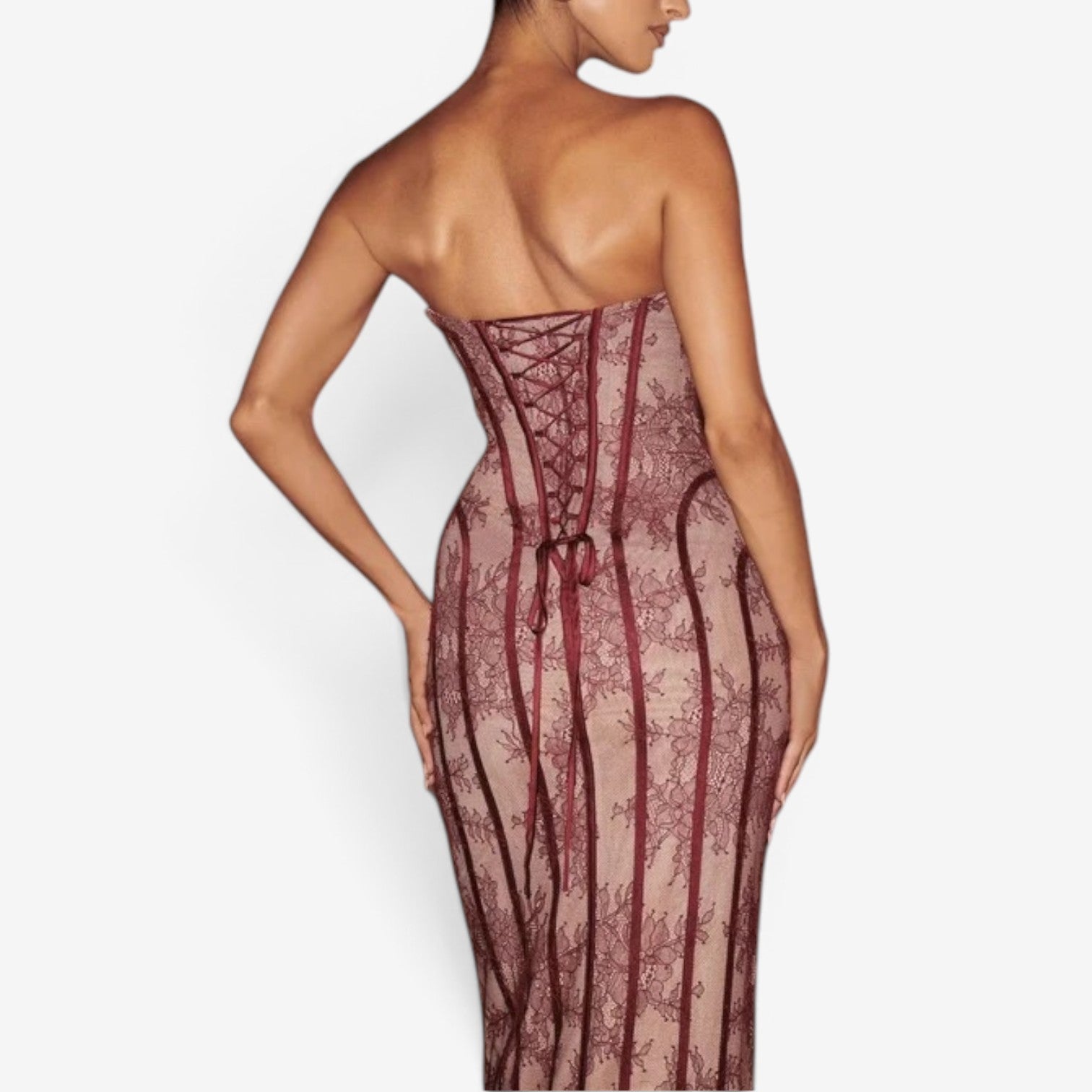 Danaera™ Strapless corset maxi dress