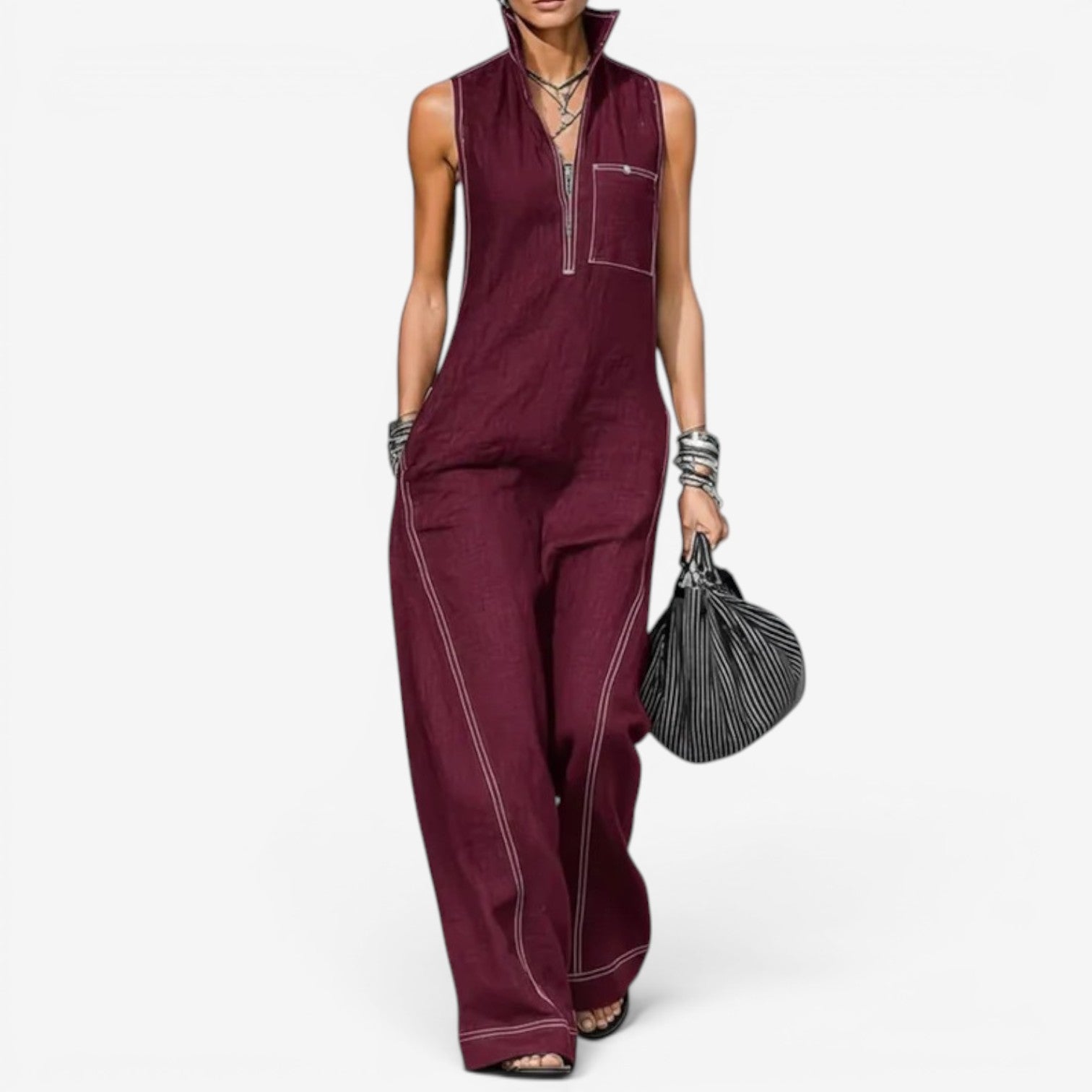 Tanya™ Sleeveless jumpsuit