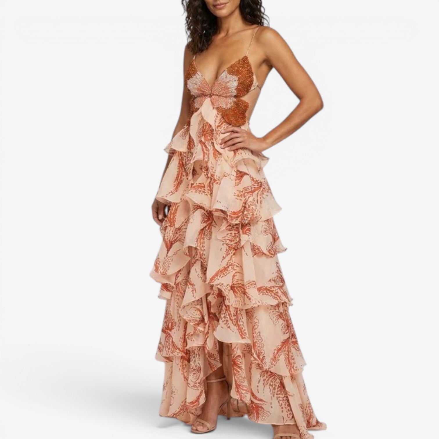 Ynna™ Long printed dress