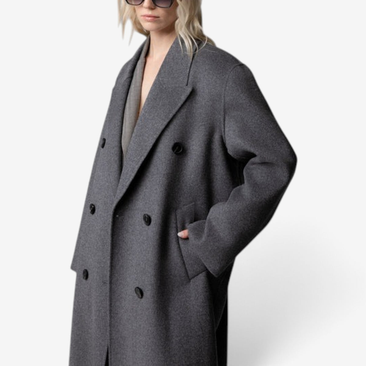 Monroe™ Double-Breasted Wool Coat