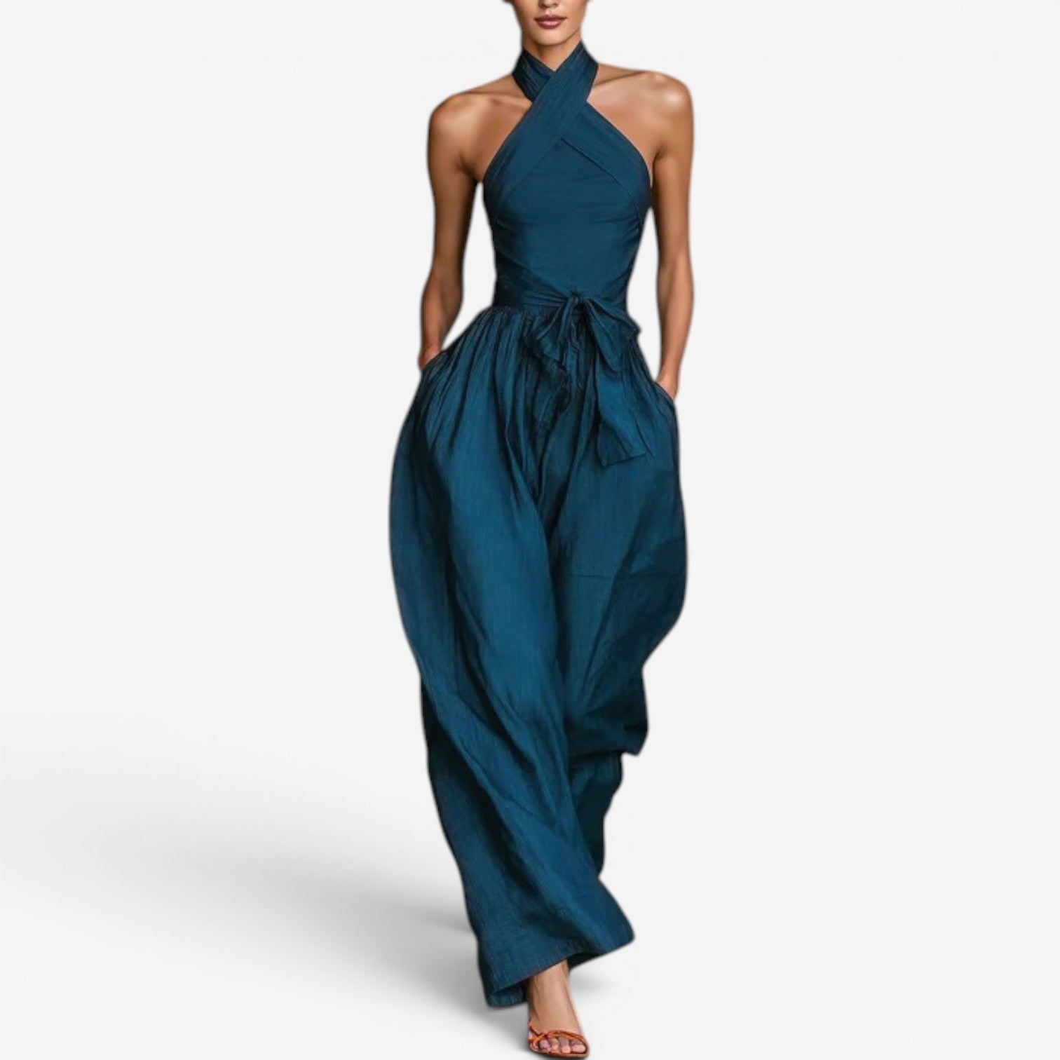 Daine™ Jumpsuit with crossover neckline