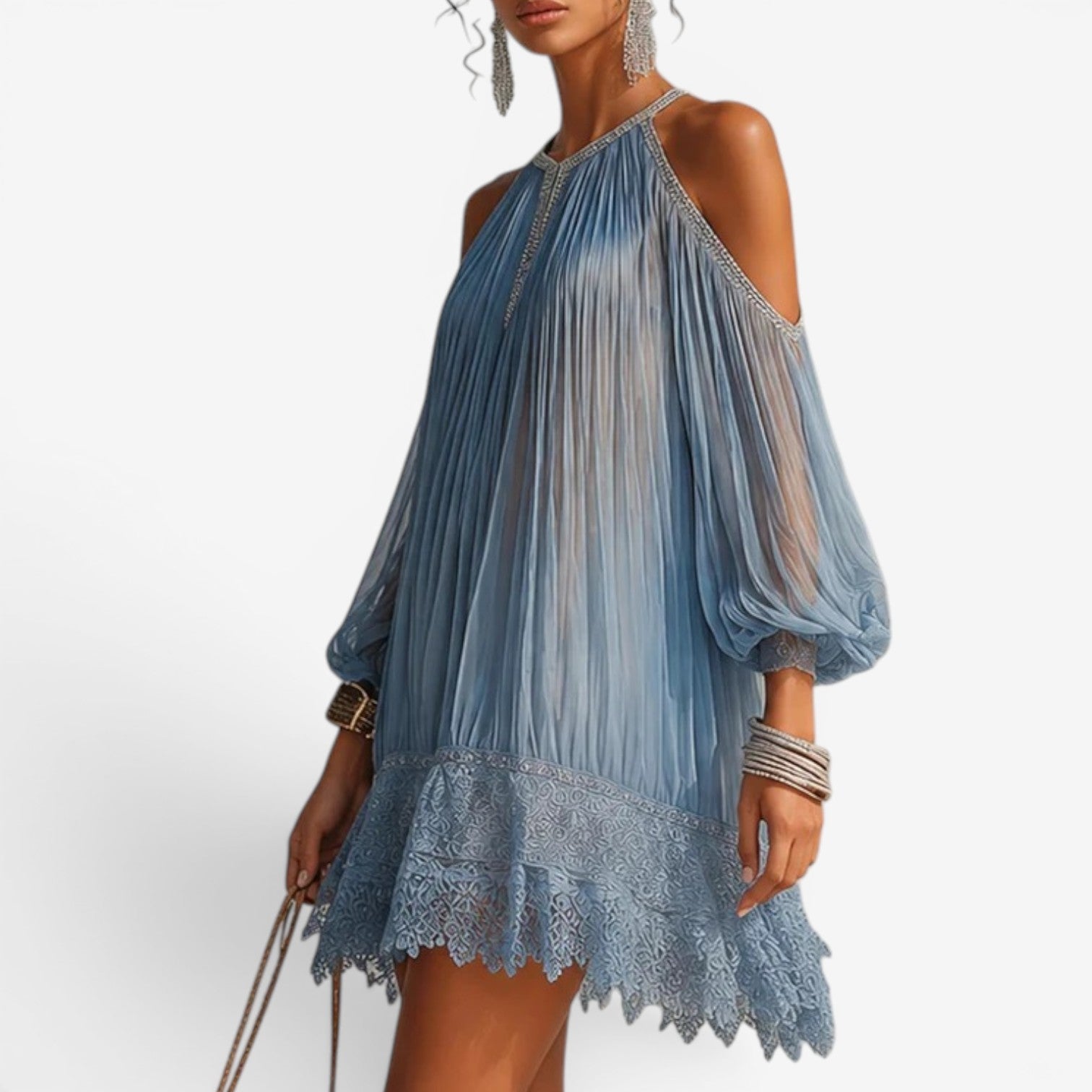 Sassa™ Short pleated dress