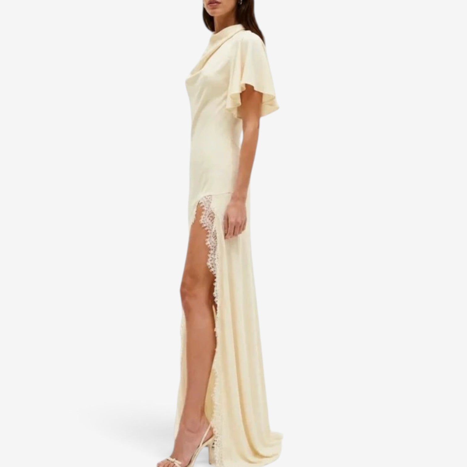 Merly™ Flutter sleeve maxi dress