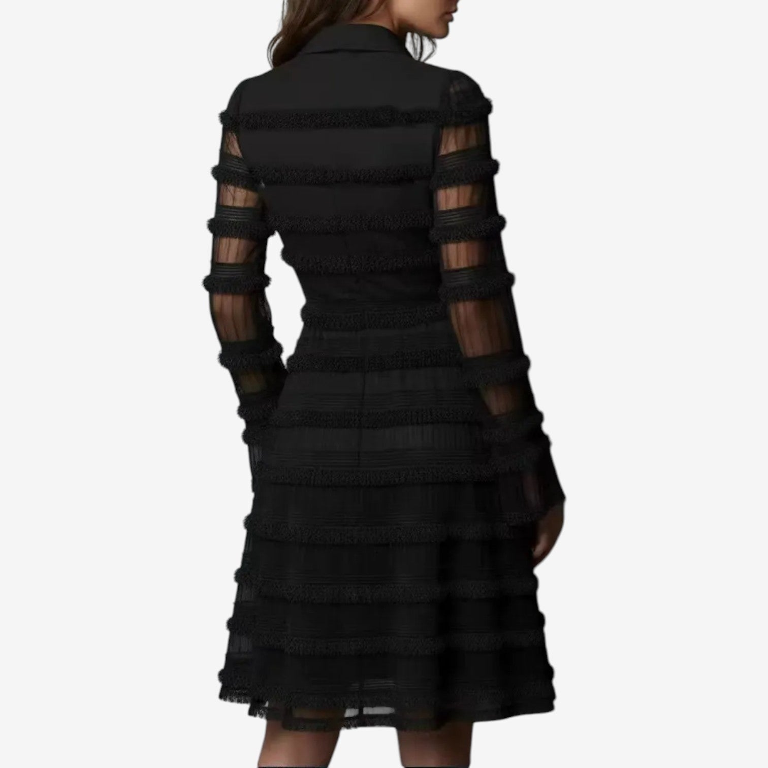 Hazel™ Elegant Ruffle Dress