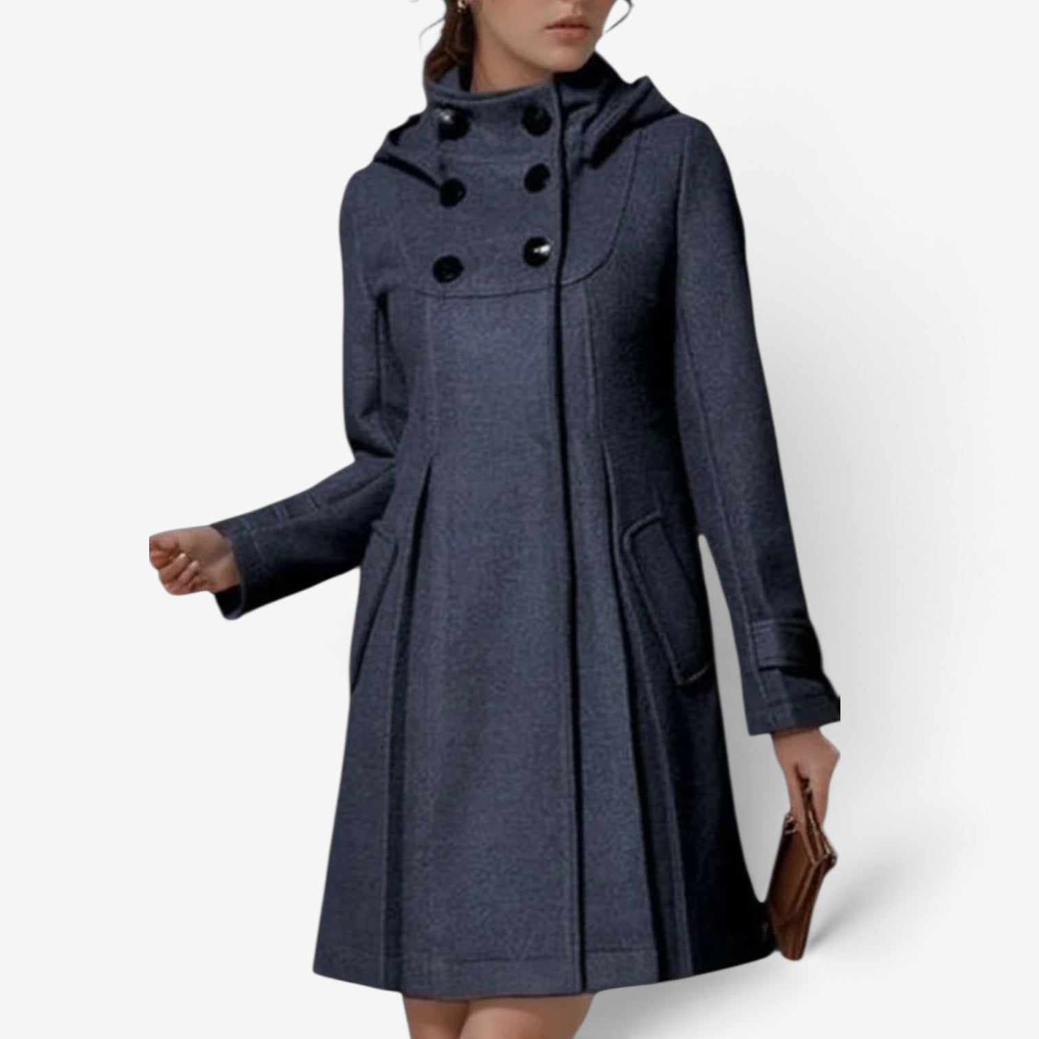 Camie™ Hooded swing coat