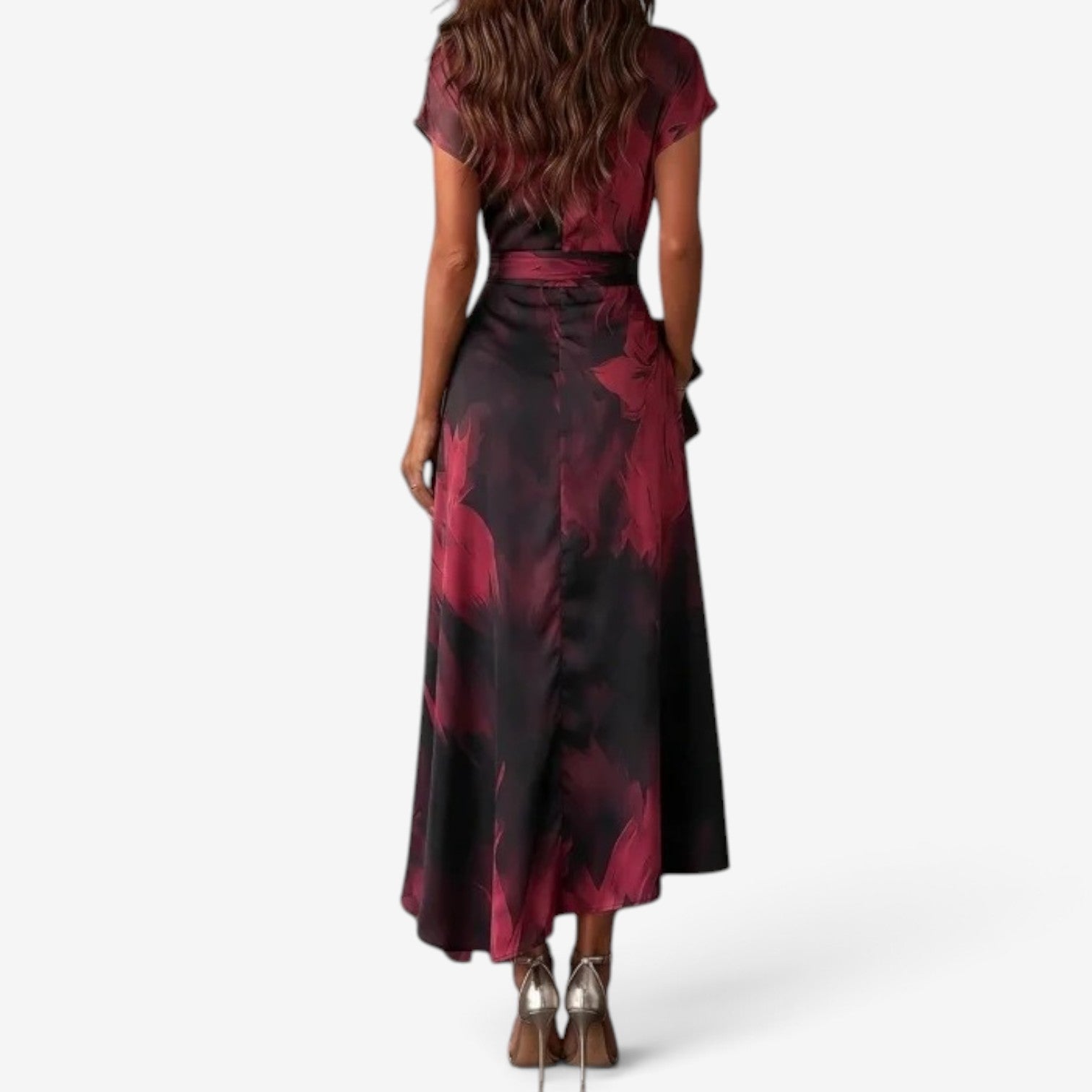 Kaely™ Side wrap maxi dress