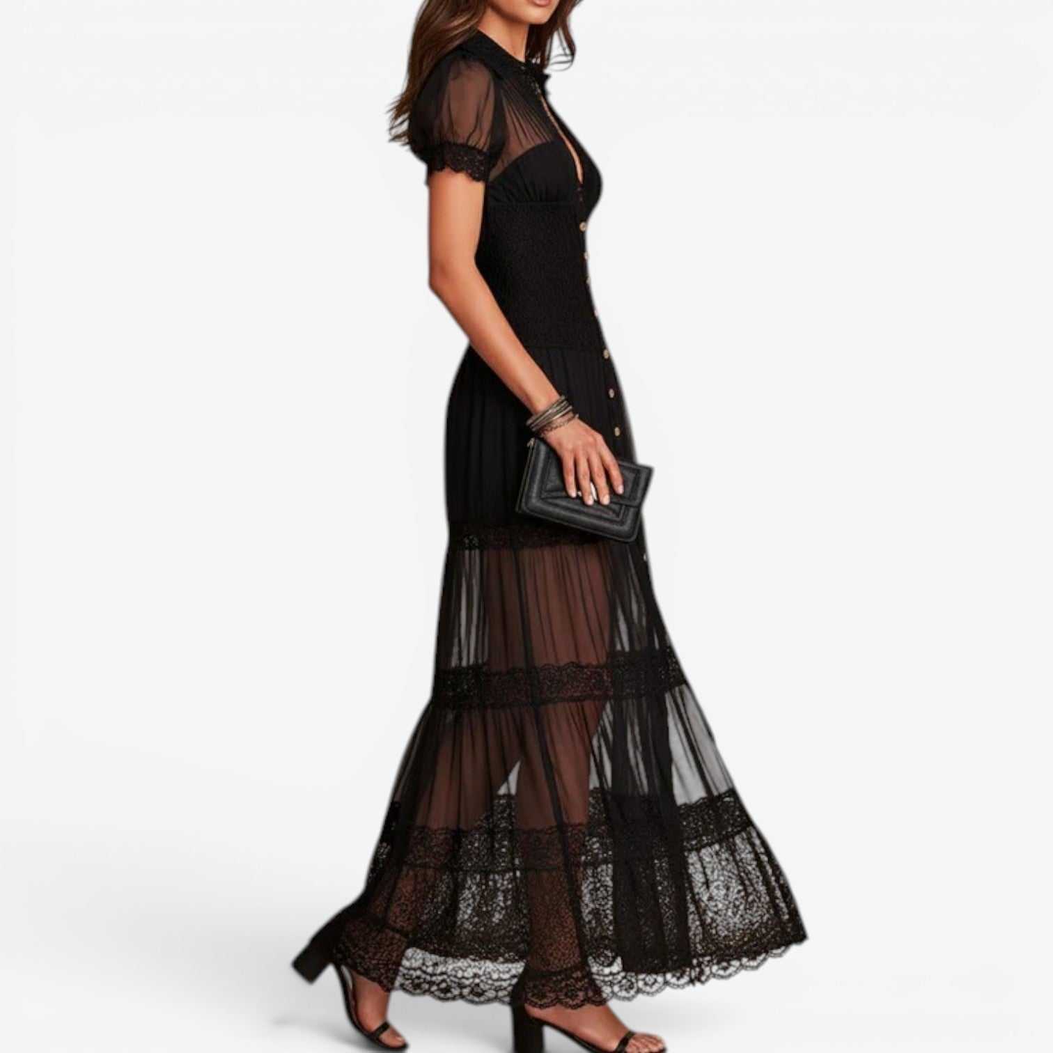 Janina™ Maxi shirt dress