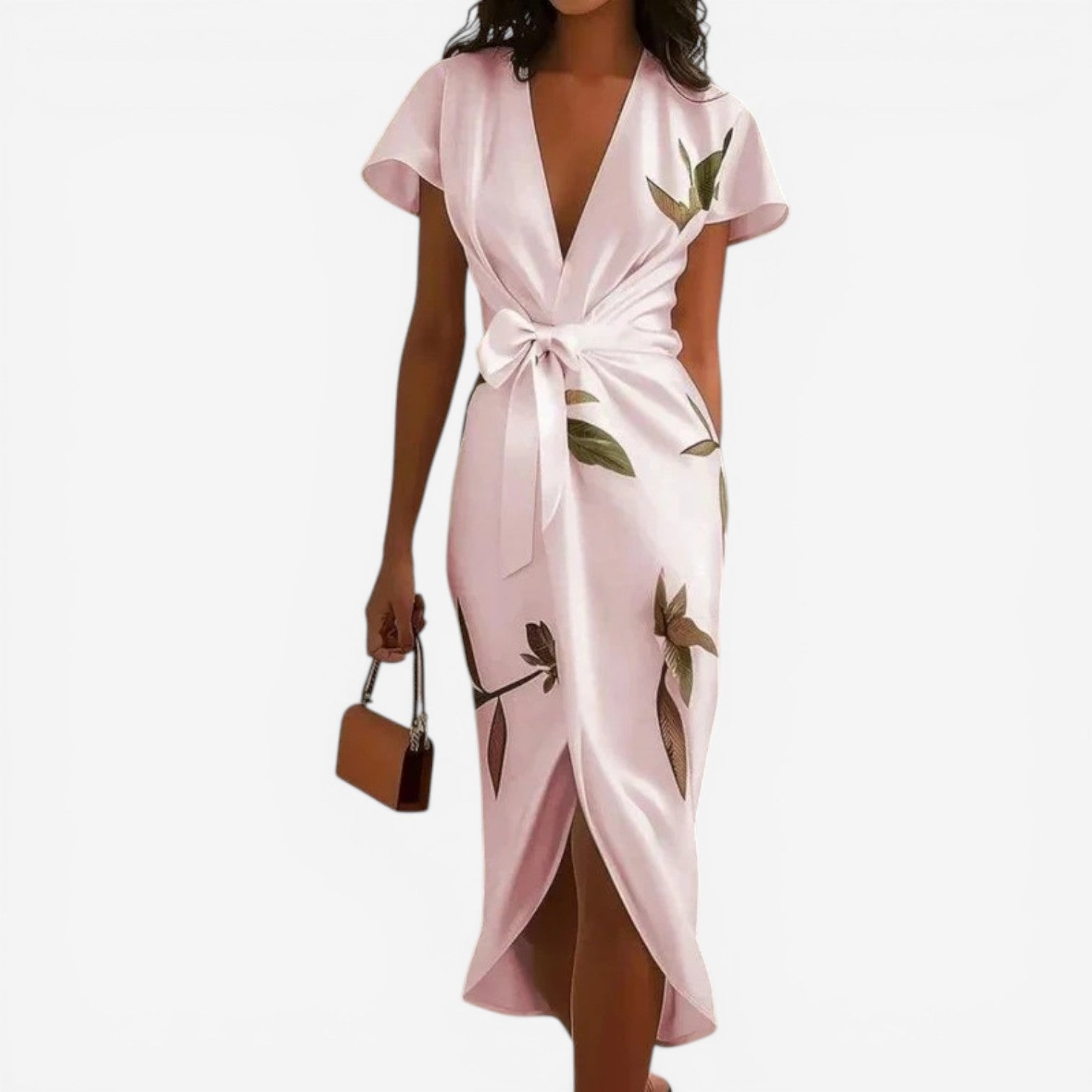 Hailey™ Wrap midi dress