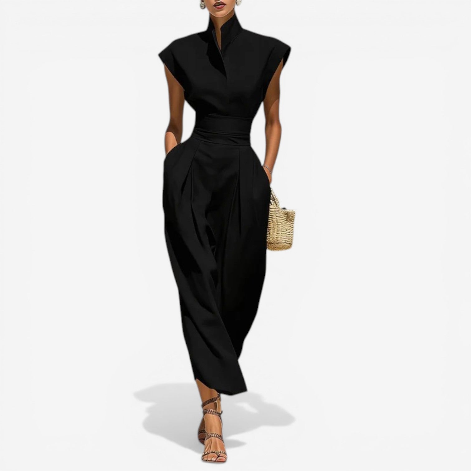 Addison™ High-neck jumpsuit