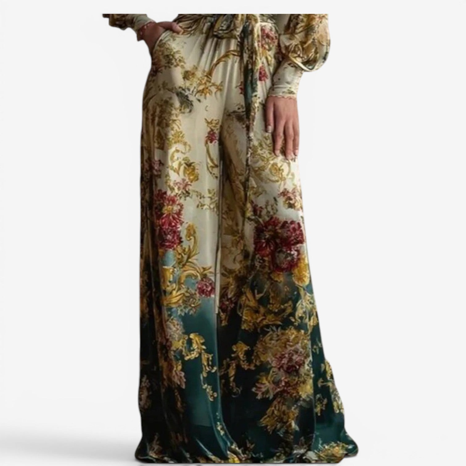 Ivonne™ V-neck jumpsuit