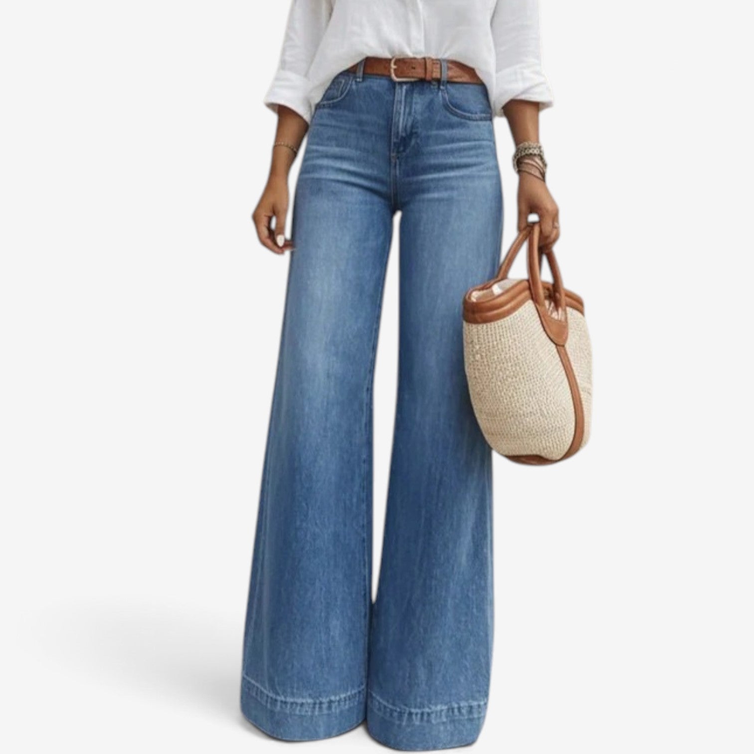 Macy™ Wide-leg flare jeans