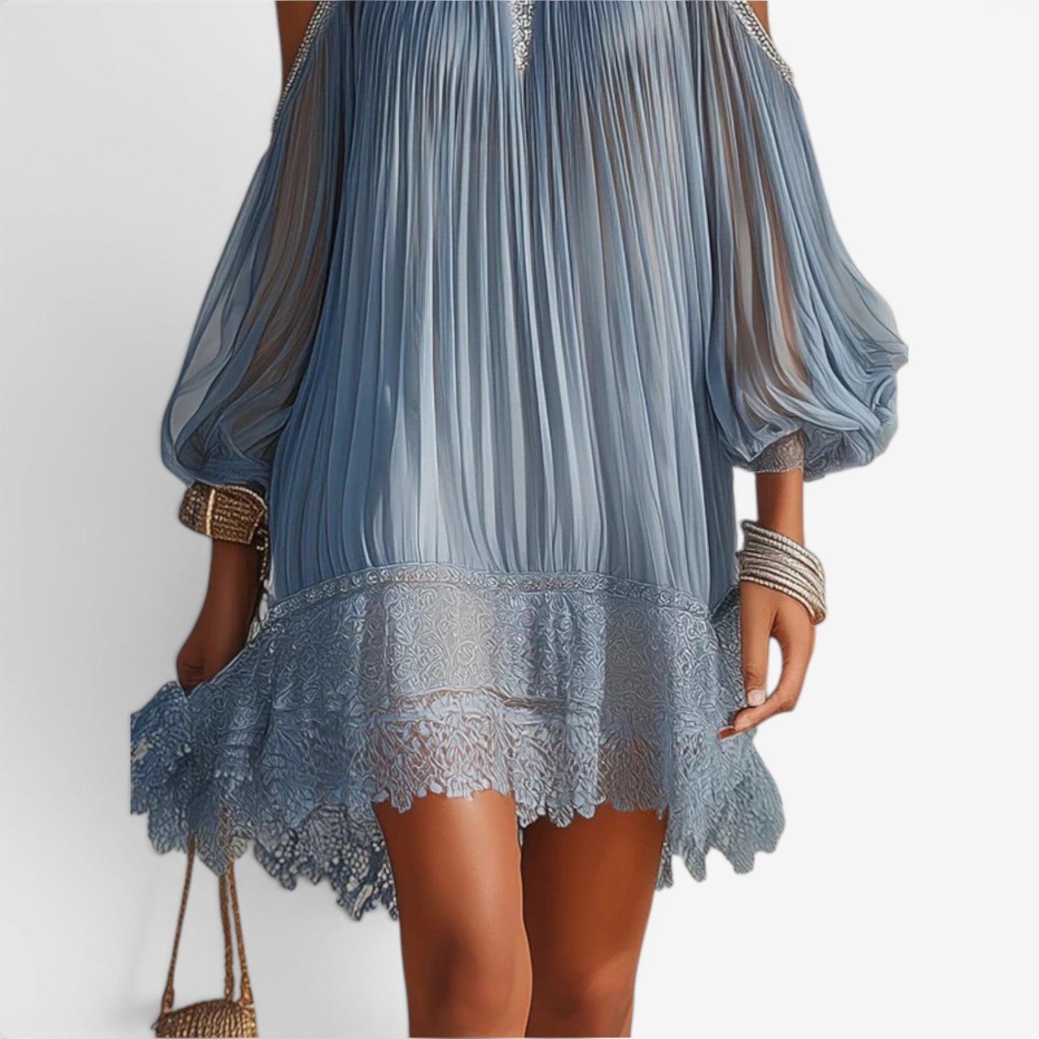 Sassa™ Short pleated dress