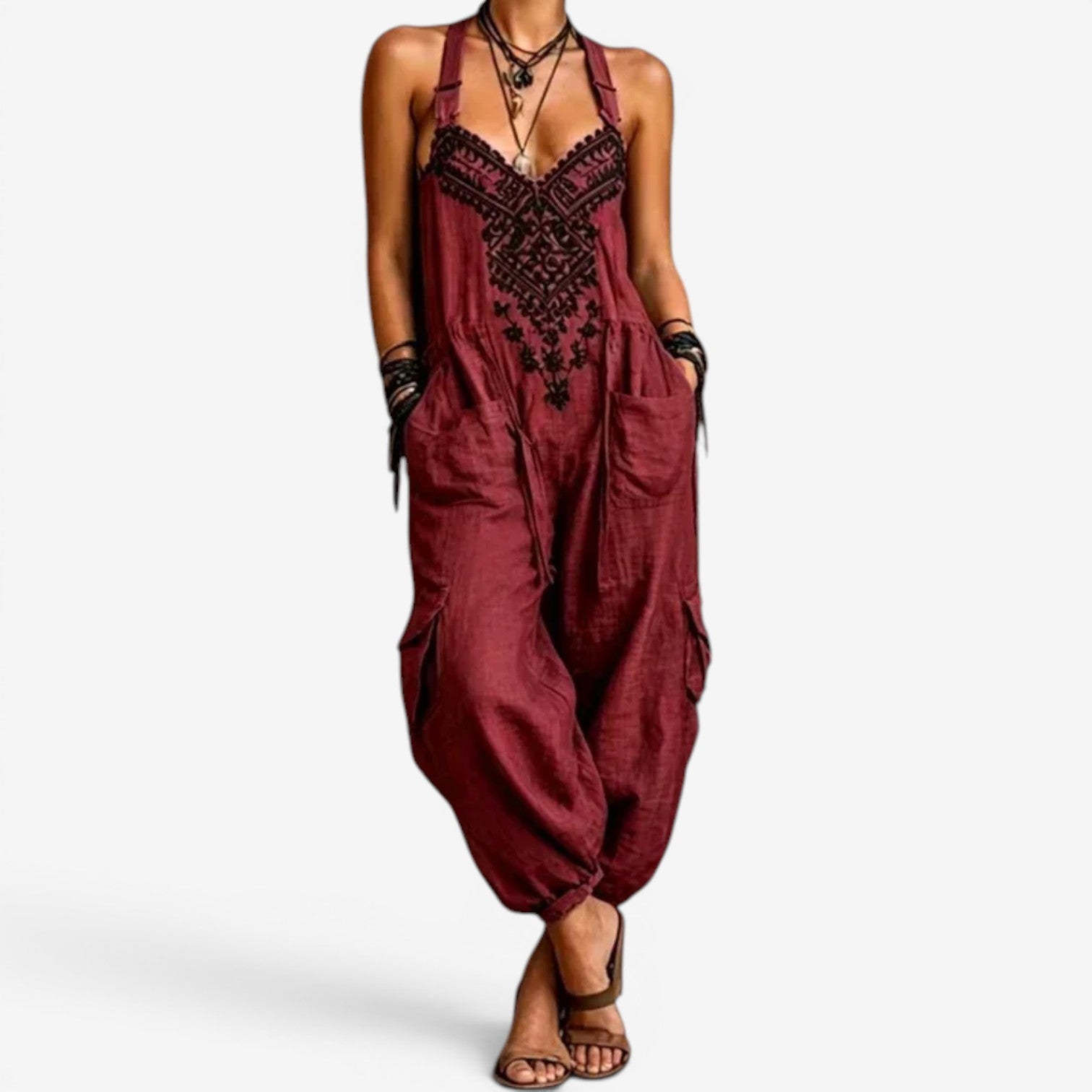 Emellia™ Boho style jumpsuit