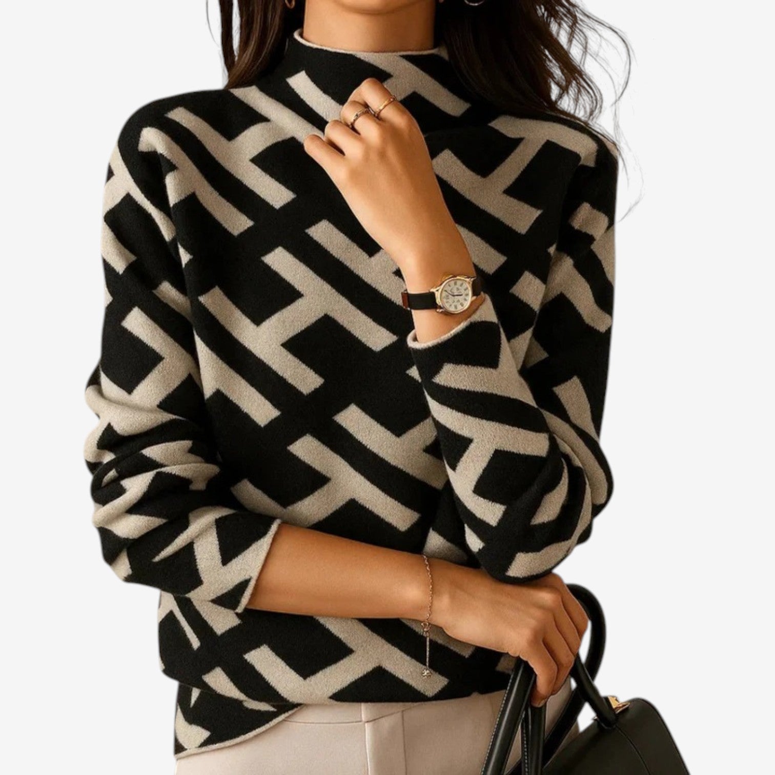 Rossi™ Geometric Sweater