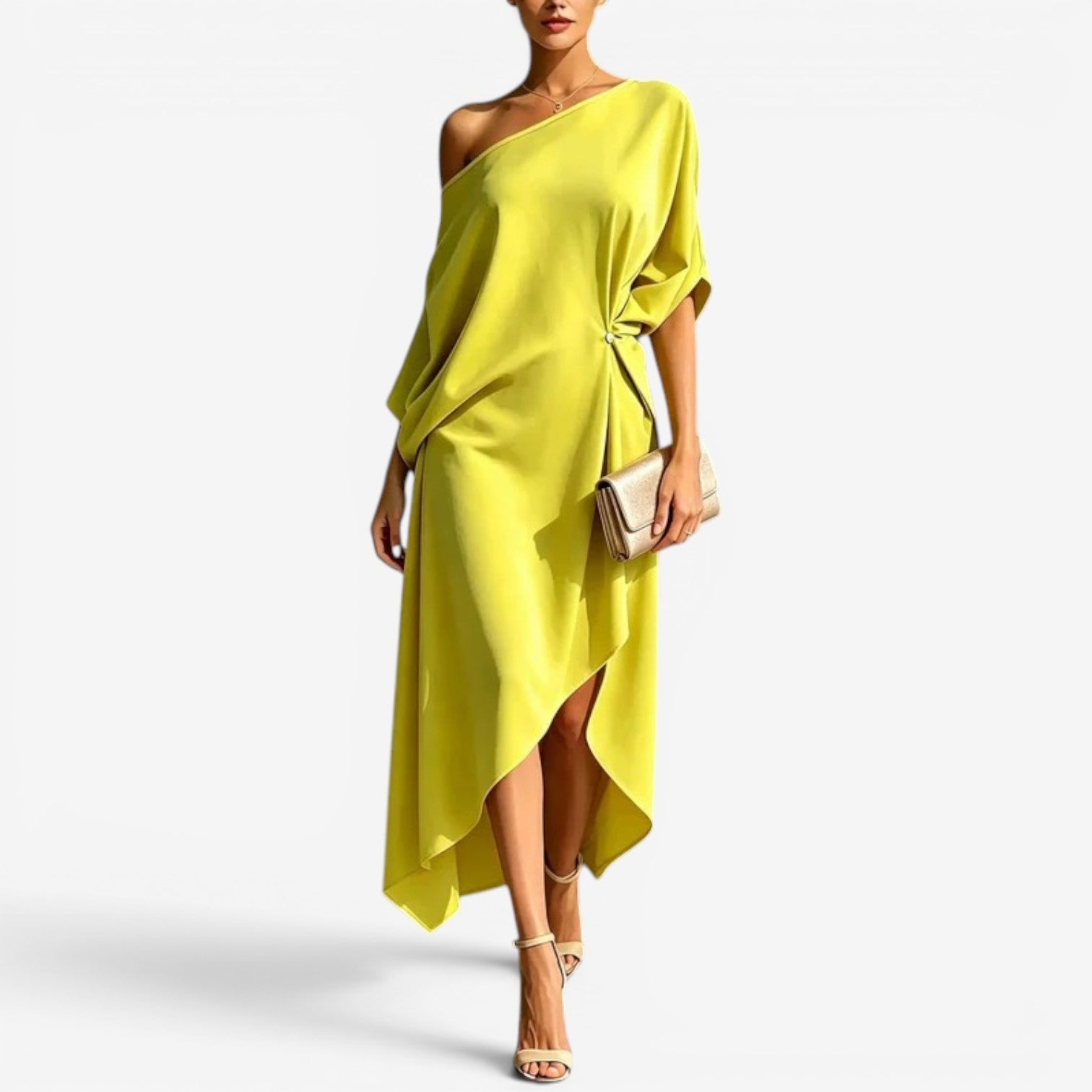 Candice™ One-shoulder midi dress