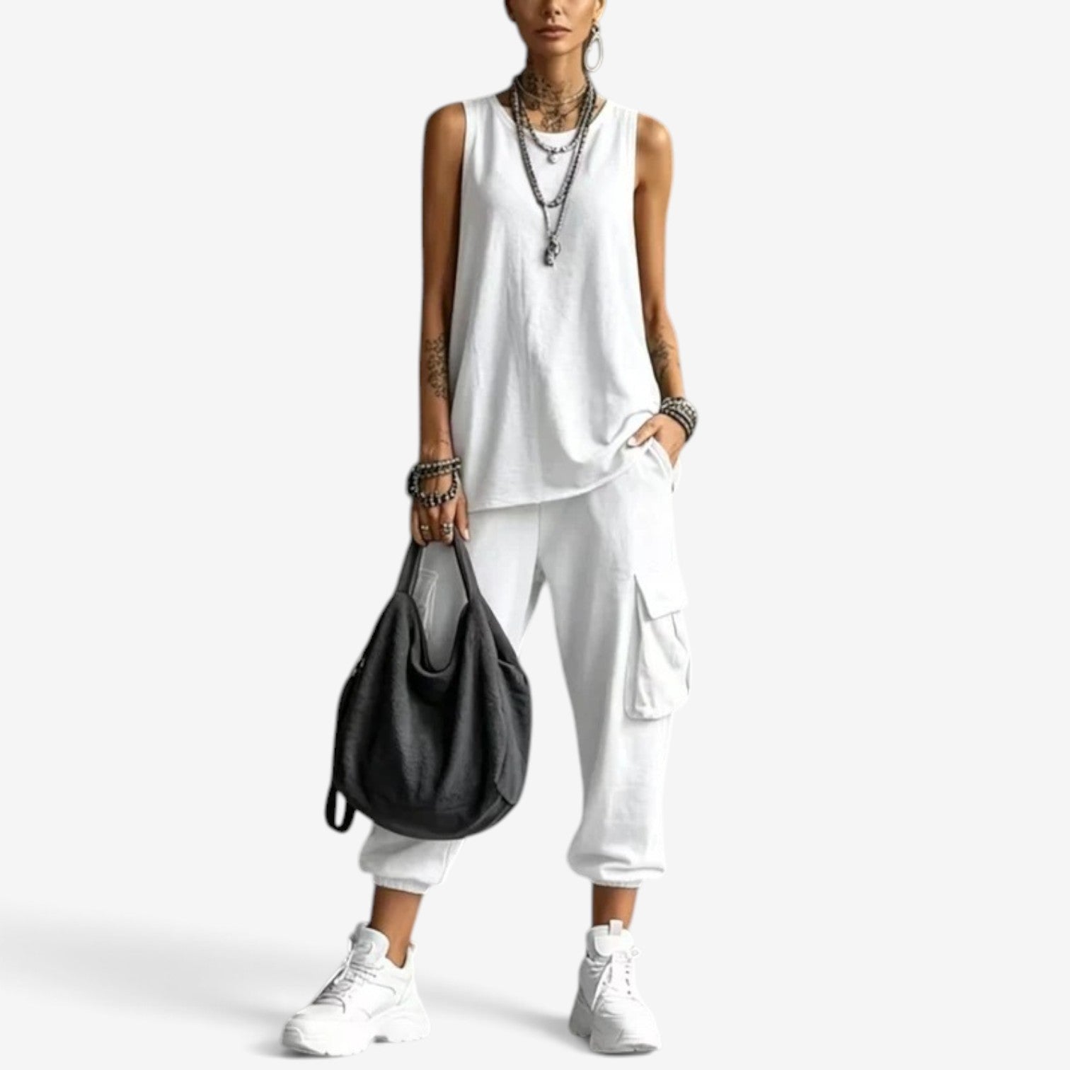 Ellie™ Two-piece sleeveless top