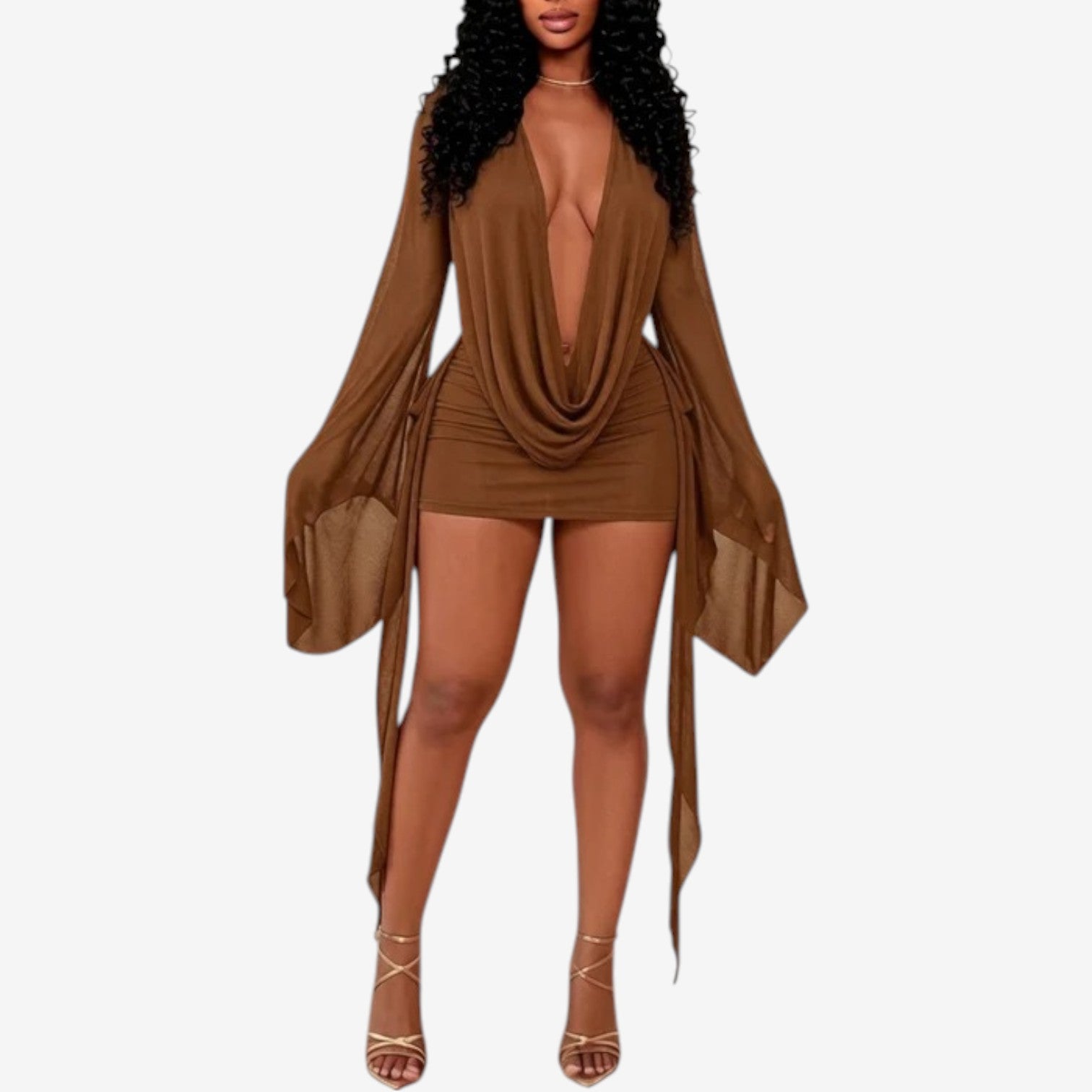 Ricca™ Chiffon mini dress