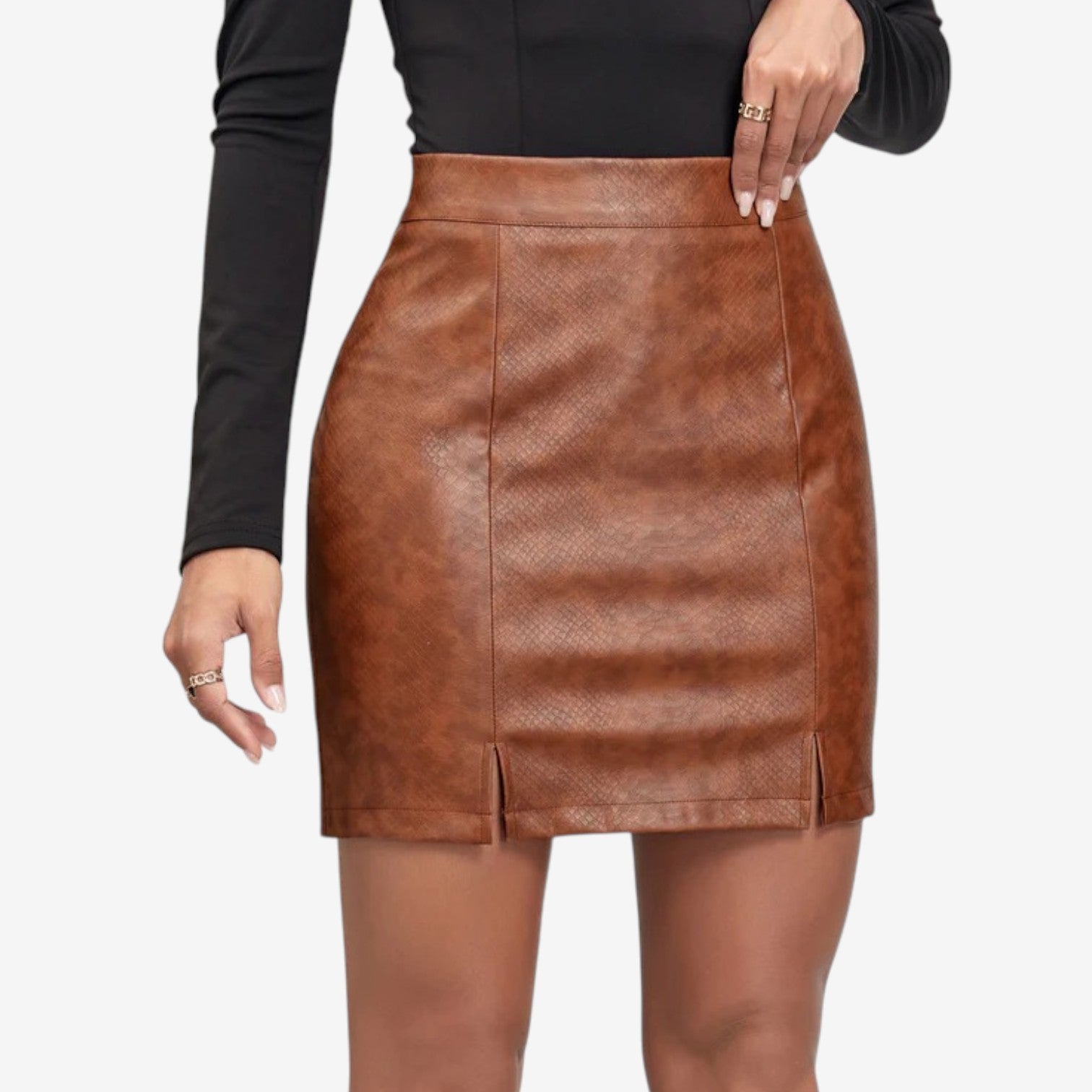 Mertens™ Leather Skirt