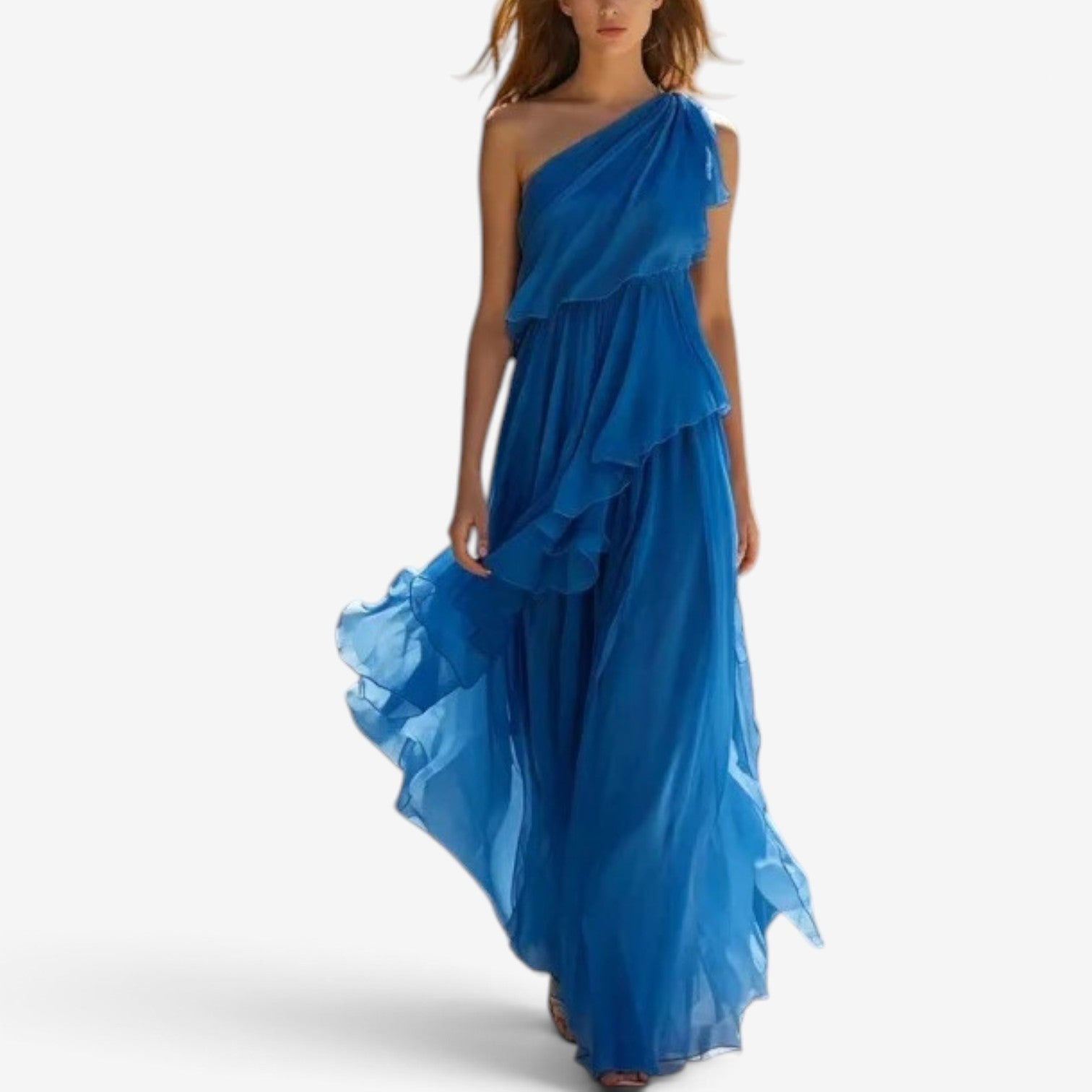 Blaire™ Long one-shoulder dress