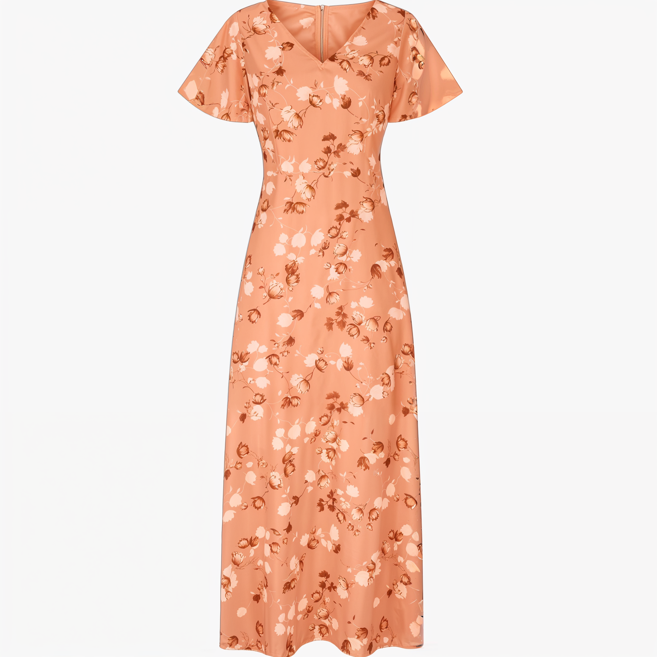 Élodie™ Midi Fluid V-Neck