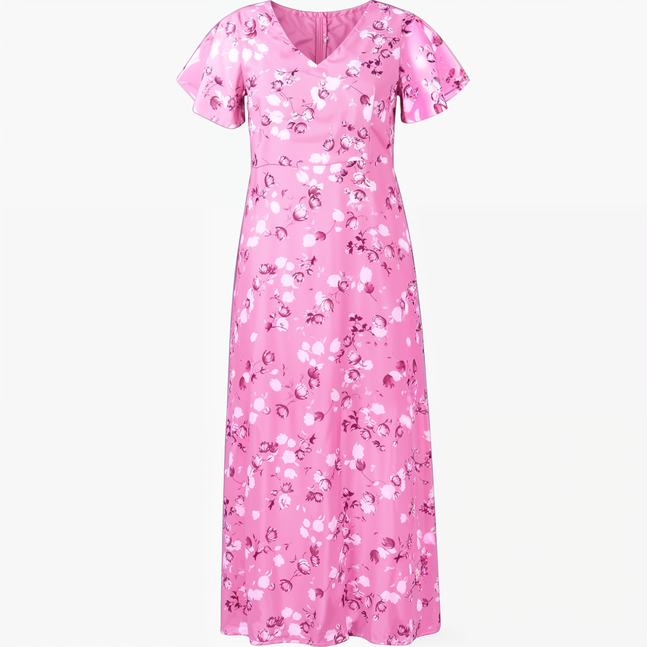 Élodie™ Midi Fluid V-Neck