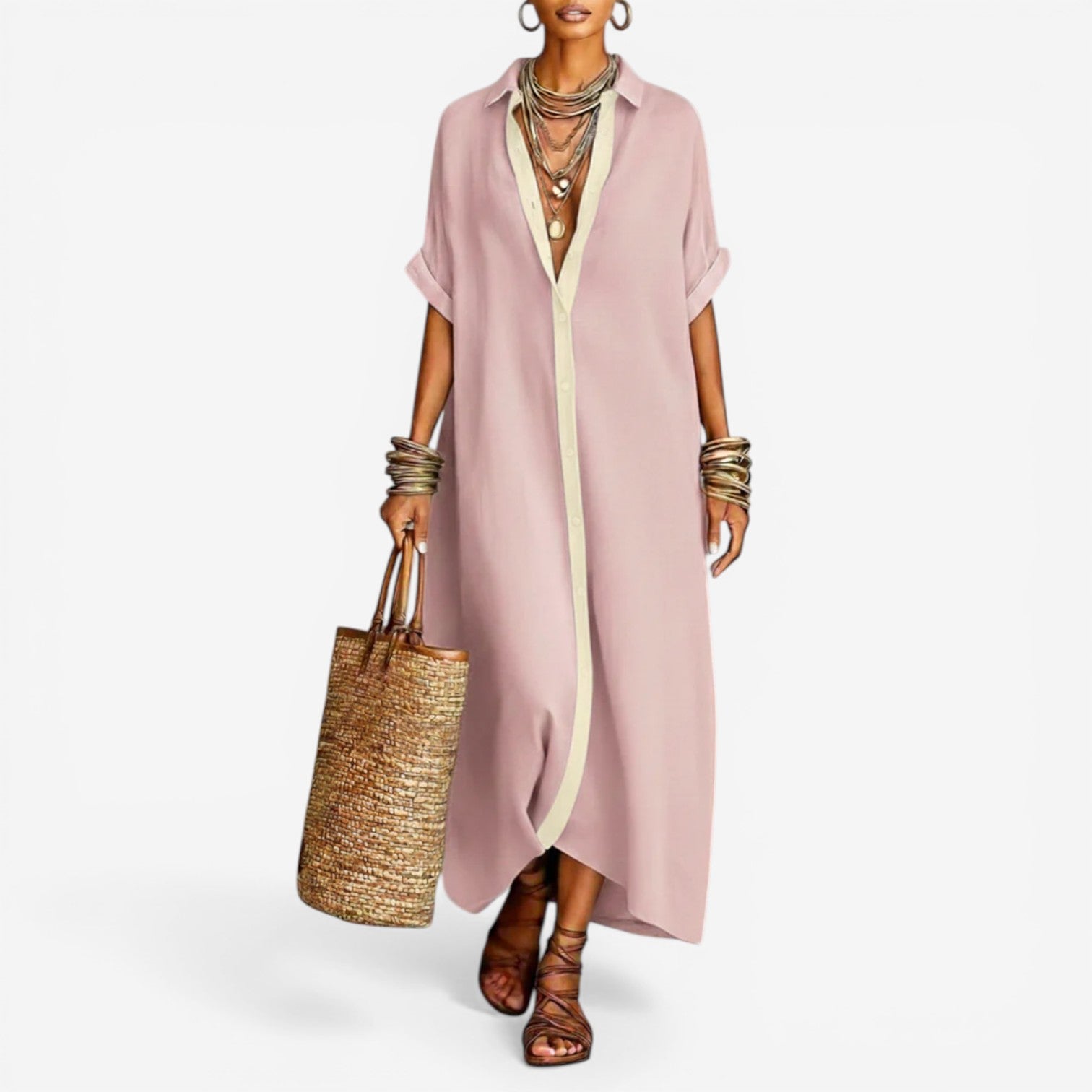 Elysia™ Effortless Shirt Dress
