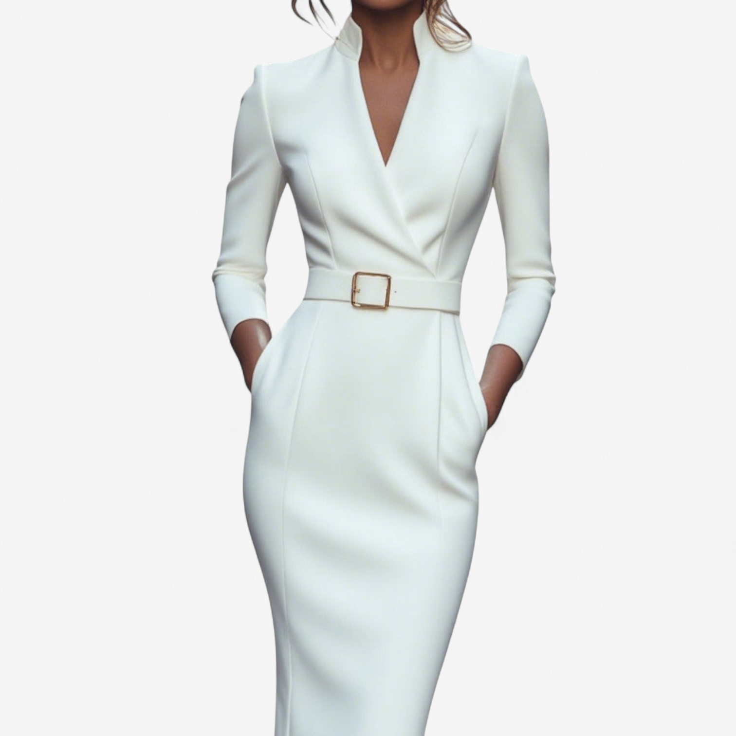Madyx™ Elegant Belted Dress