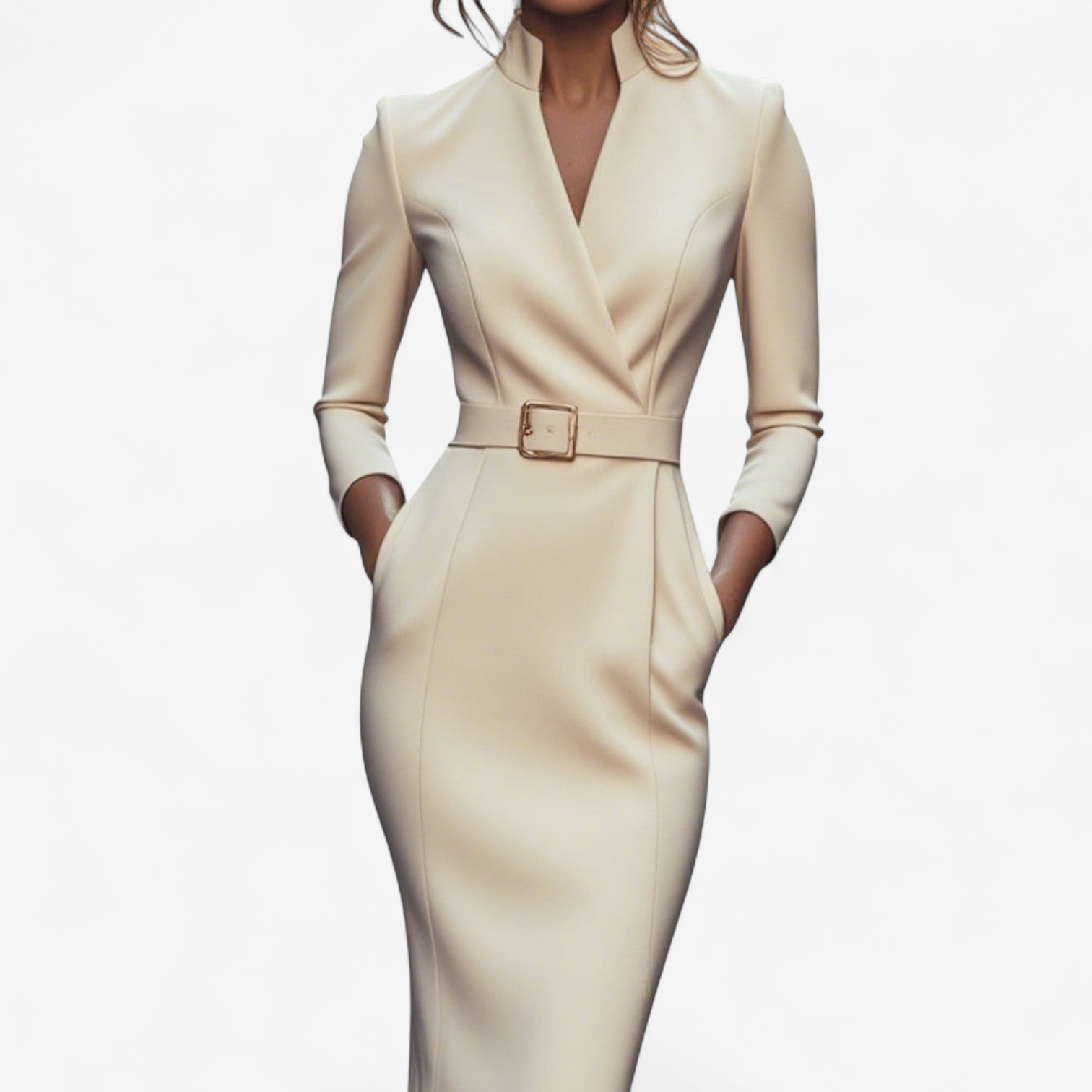 Madyx™ Elegant Belted Dress