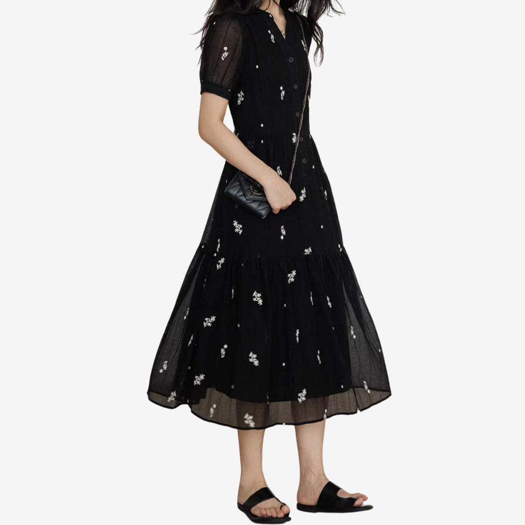 Mélania™ Black Flower