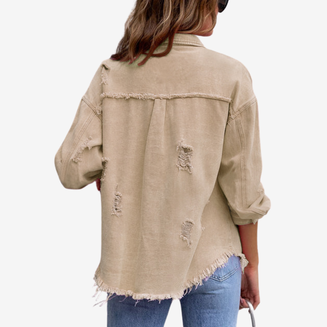 Clarina™ Oversized Denim Jacket