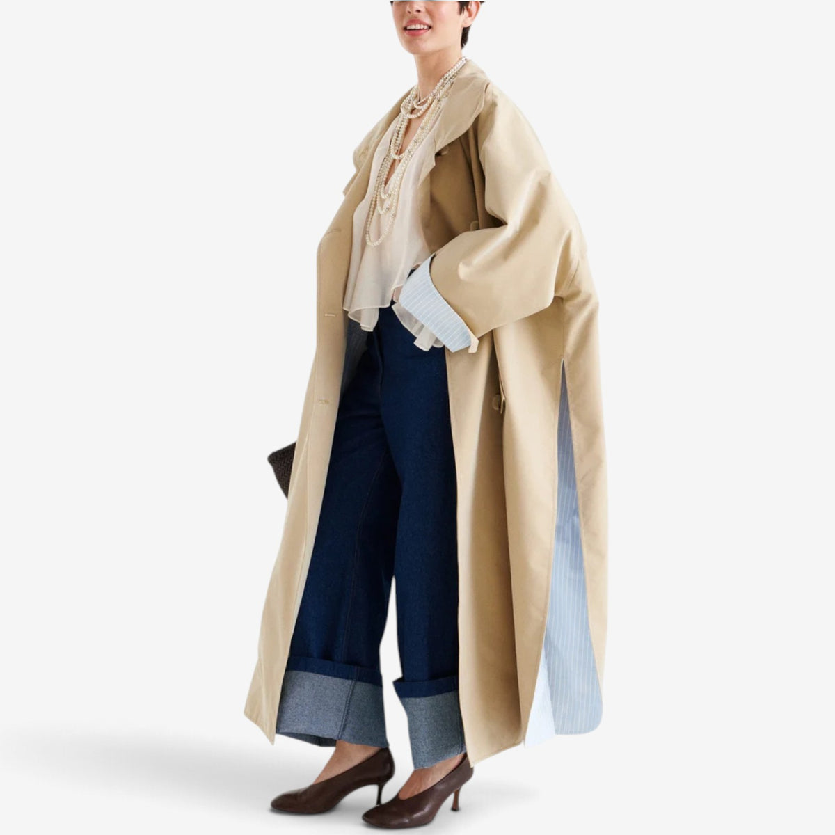 Constance™ Oversized Longline Trench Coat
