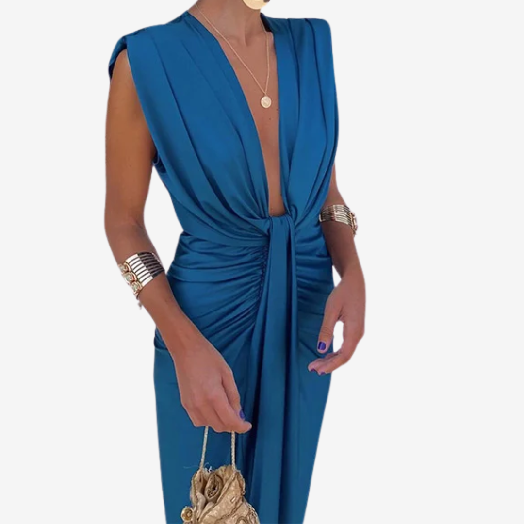 Assia™ Draped Midi Dress