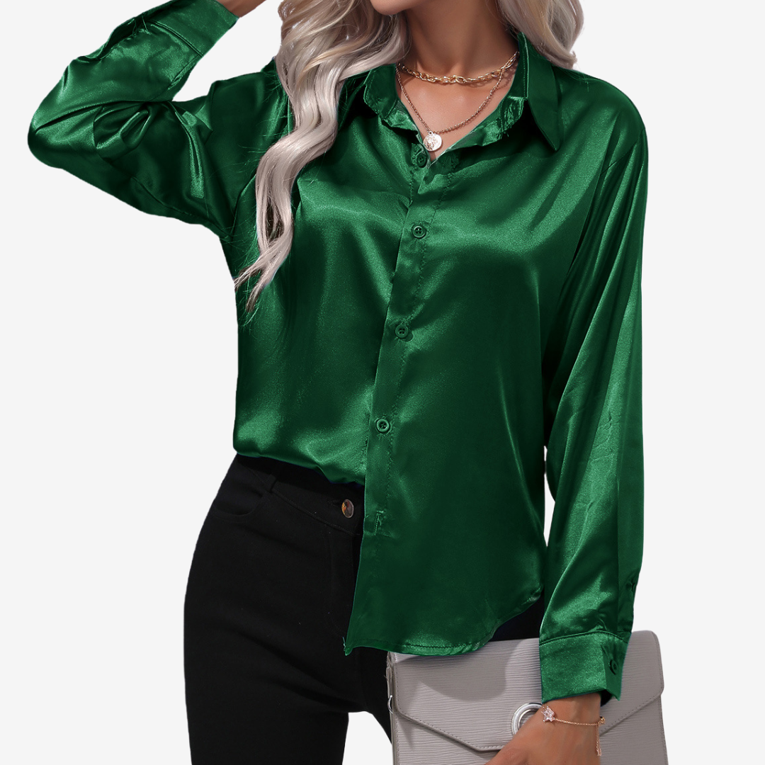 Alvira™ Elegant Silk Shirt