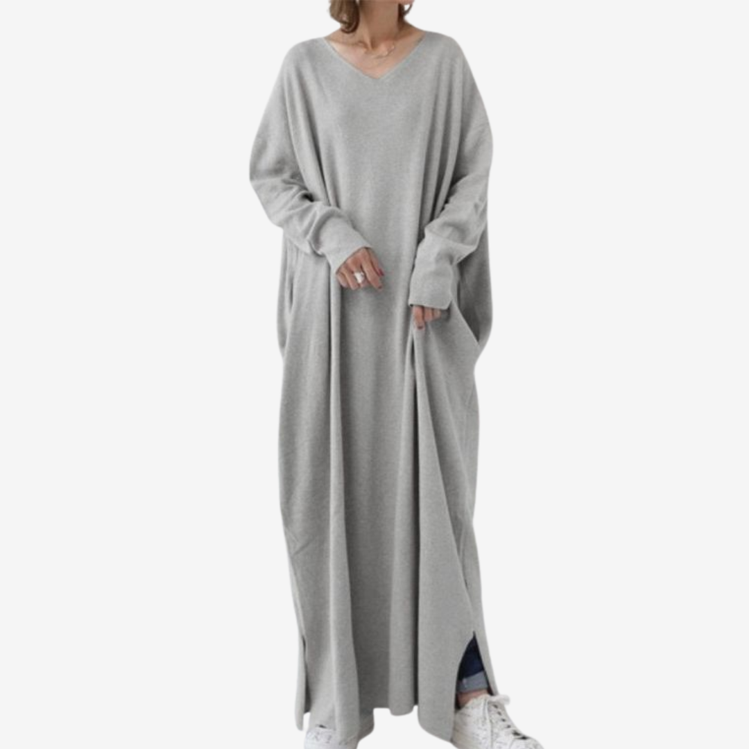 René™ V-Neck Maxi Sweater