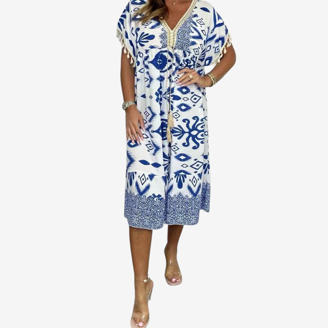 Solina™ Bohemian Printed Midi