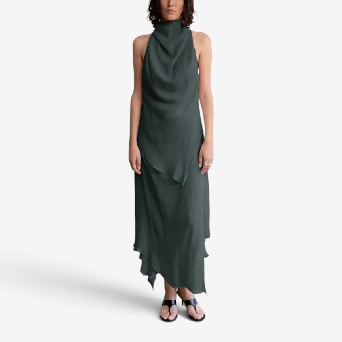 Seraphine™ Draped Halter Maxi Dress
