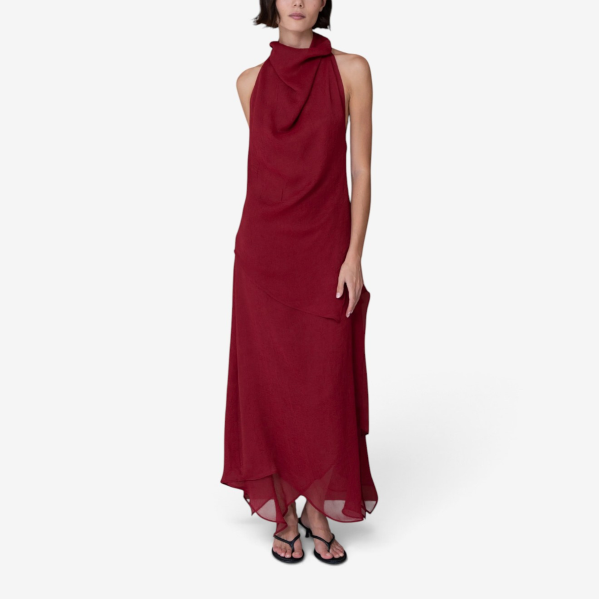 Seraphine™ Draped Halter Maxi Dress