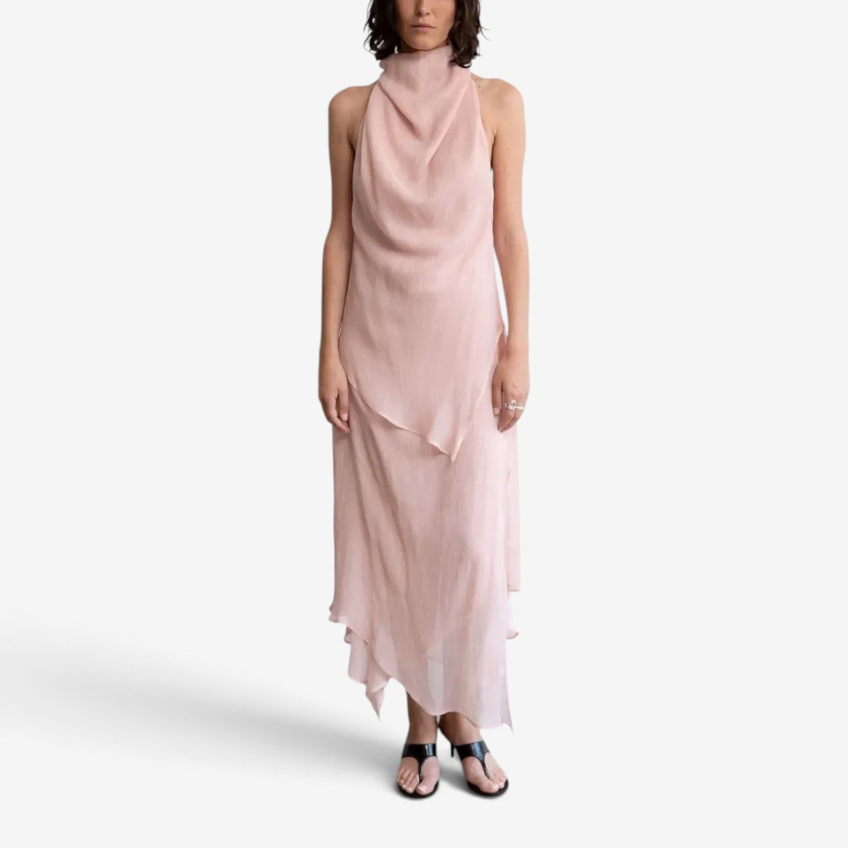 Seraphine™ Draped Halter Maxi Dress