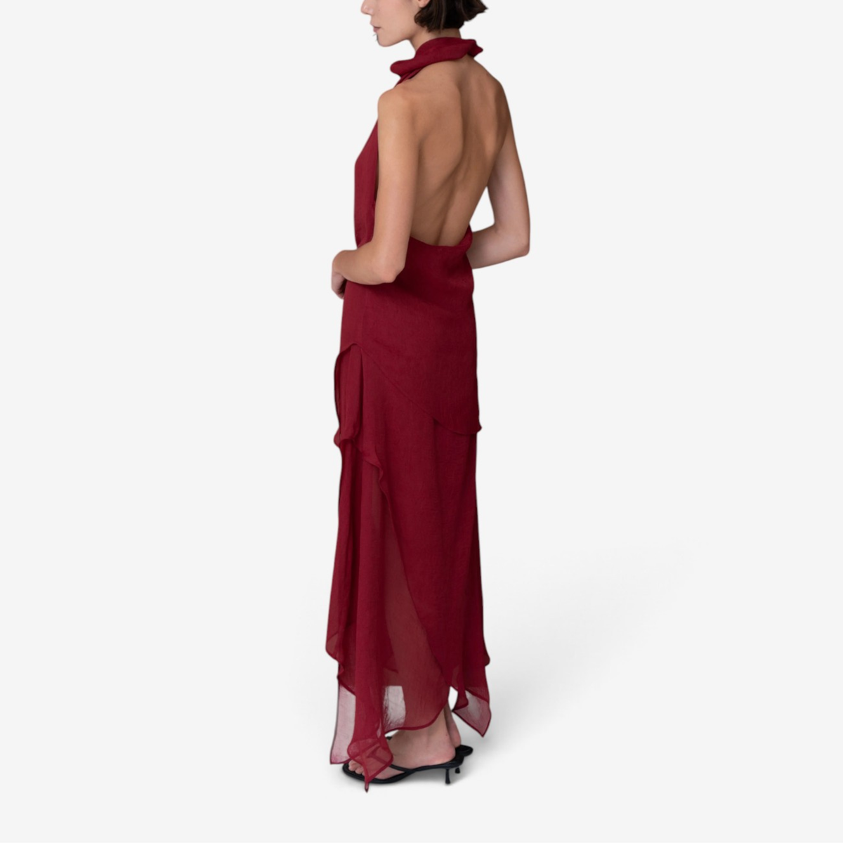 Seraphine™ Draped Halter Maxi Dress