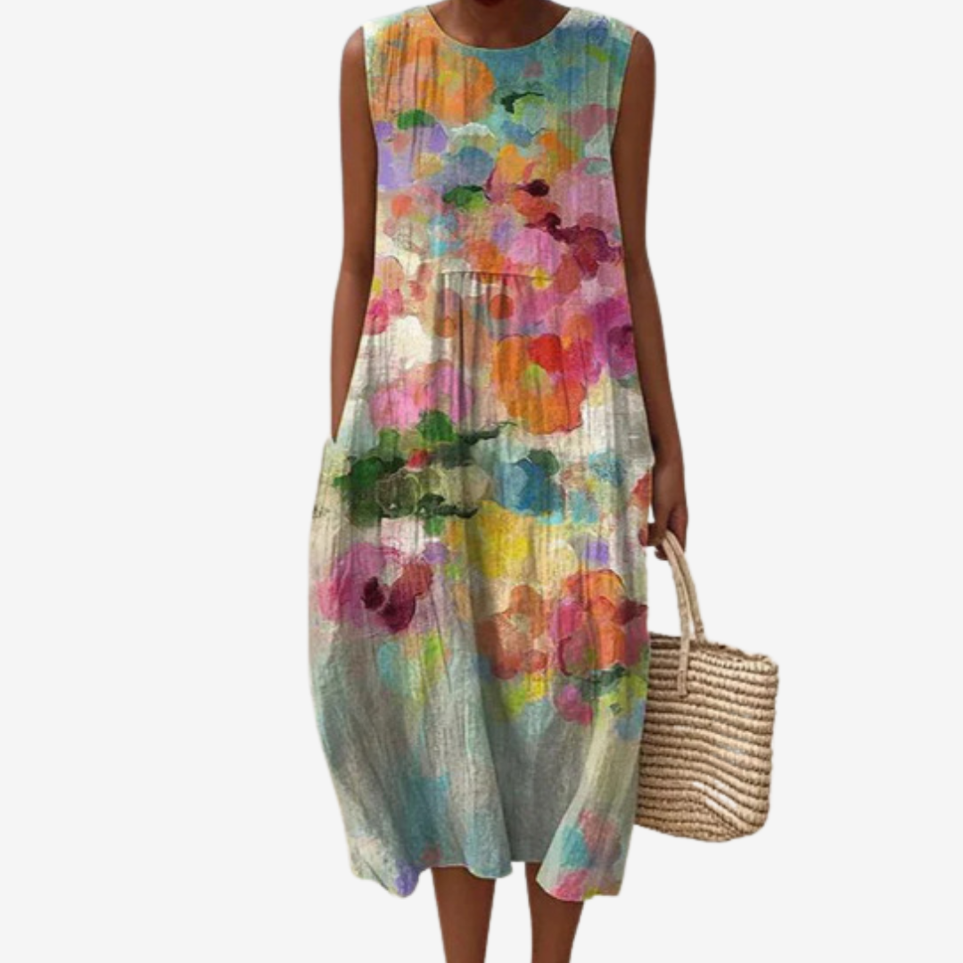 Éline™ Bohemian Flowery Midi