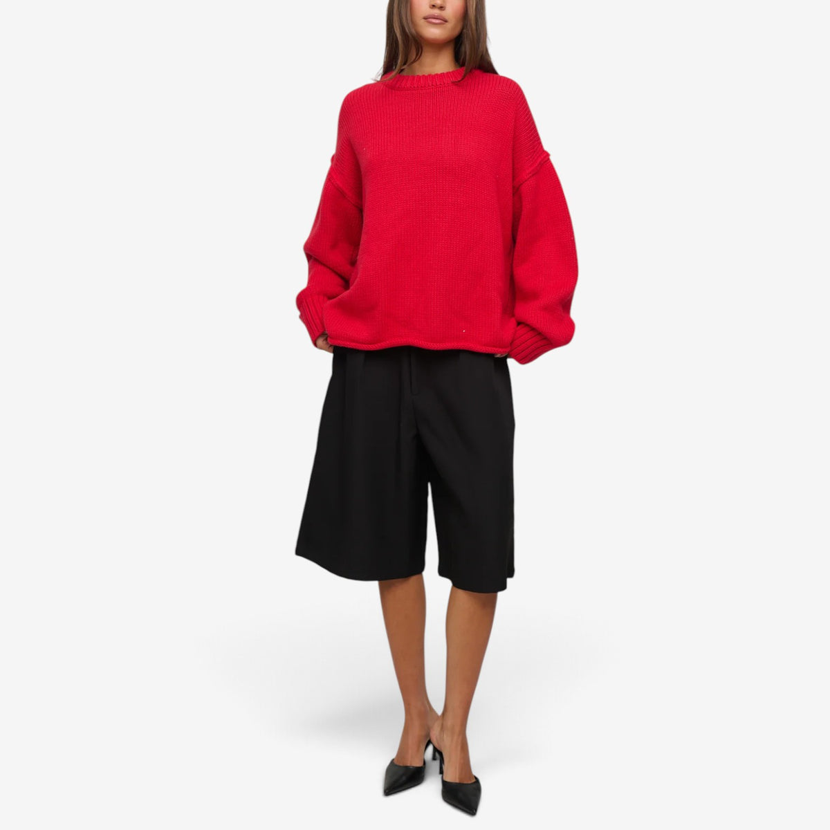Lucille™ Relaxed Ribbed Pullover