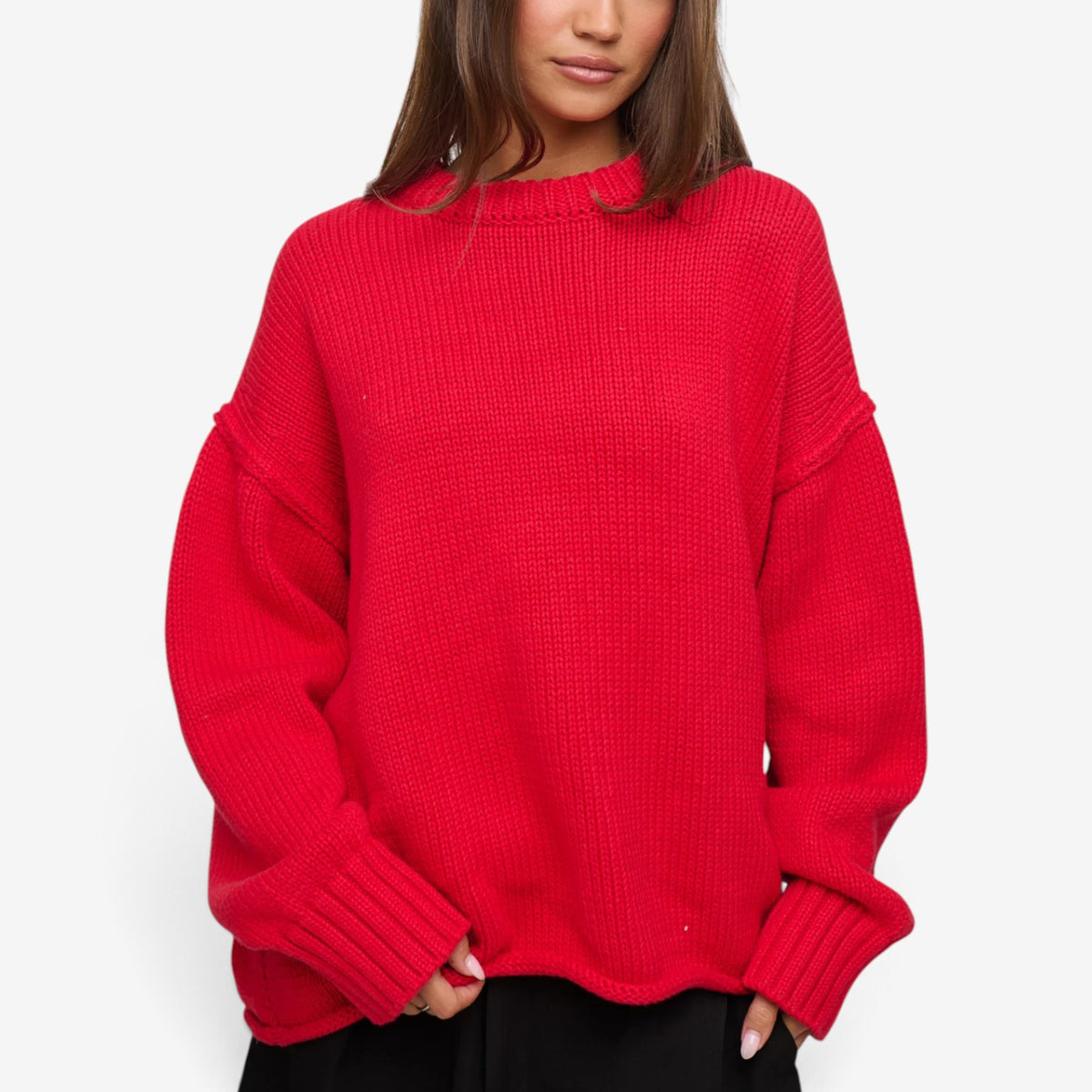 Lucille™ Relaxed Ribbed Pullover