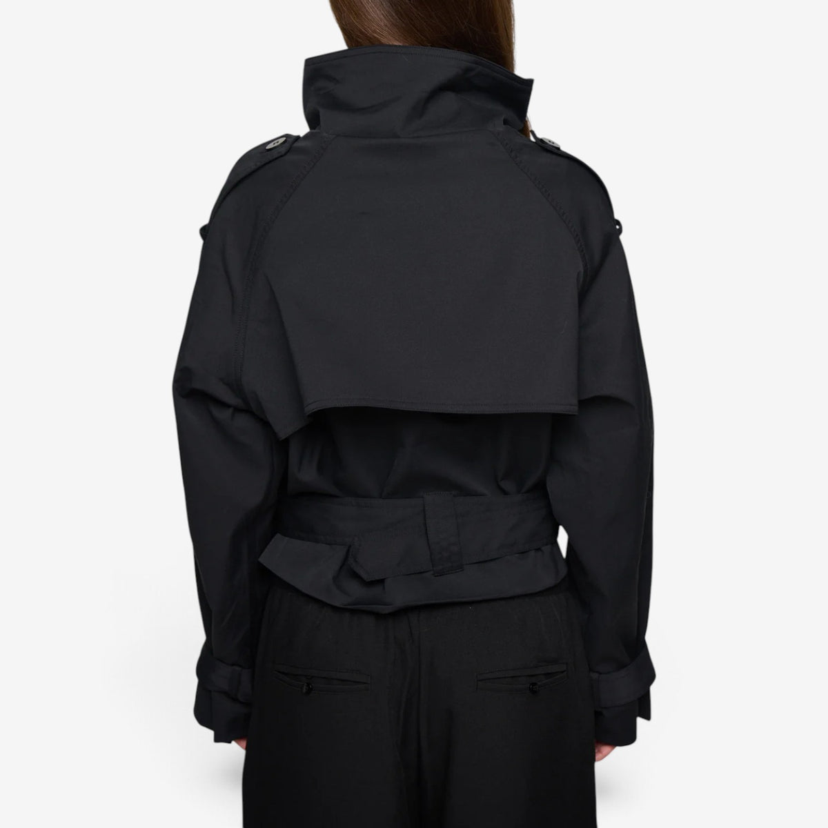 Victorine™ High Collar Cropped Jacket